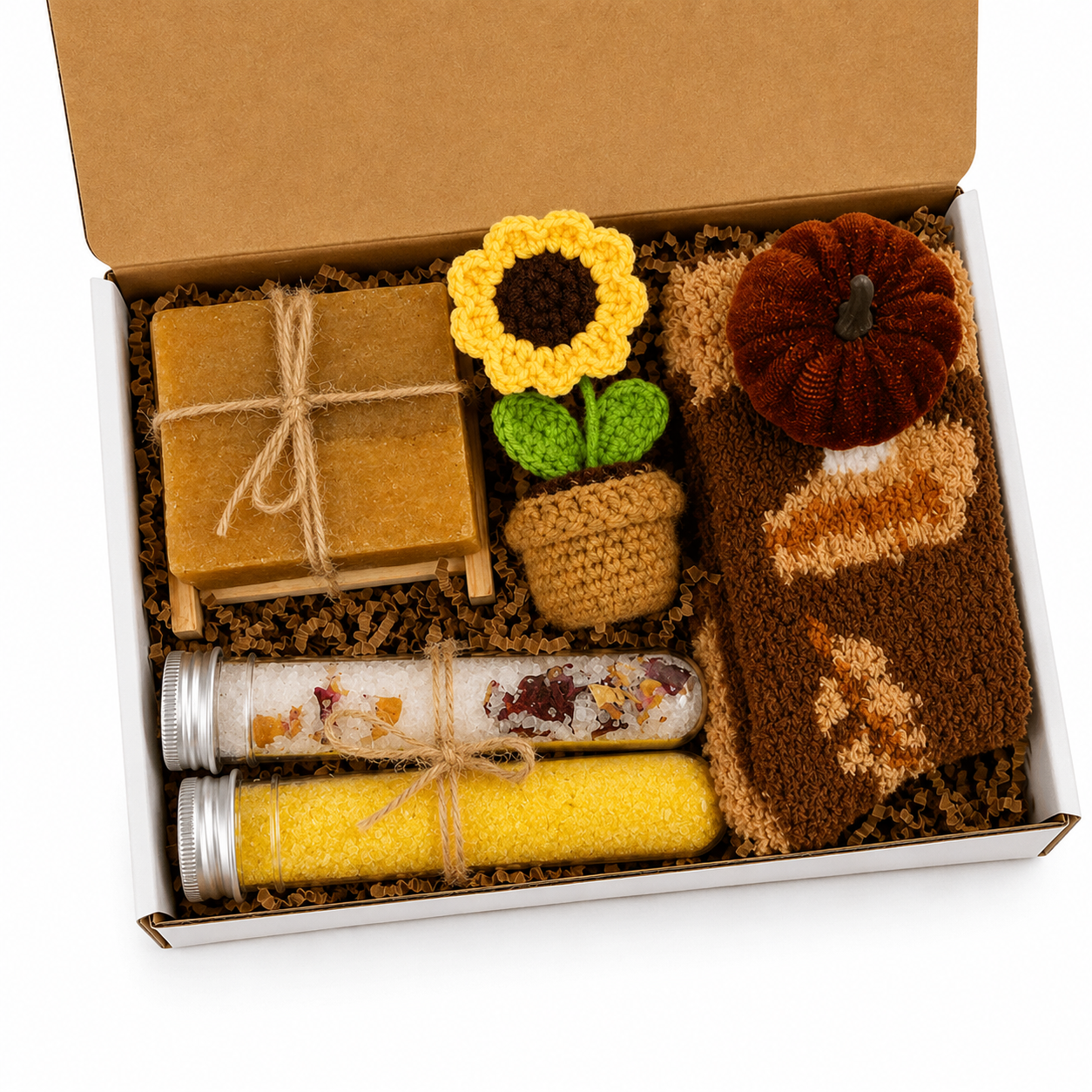 Cozy Fall Gift Box for Her, Autumn Care Package, Hot Cocoa Gift, Thinking of You Gift, Get Well Soon Gift, Fall Birthday Gift Self Care Gift