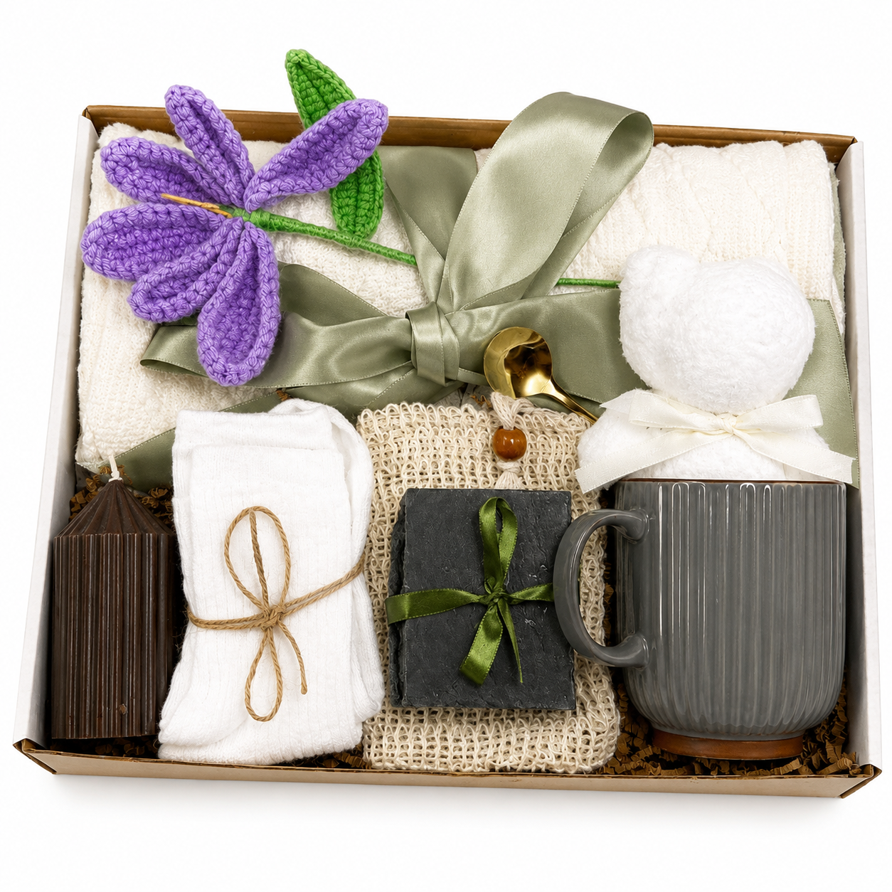 Cozy Birthday Gift Box for Her - Self Care Spa Gift Set