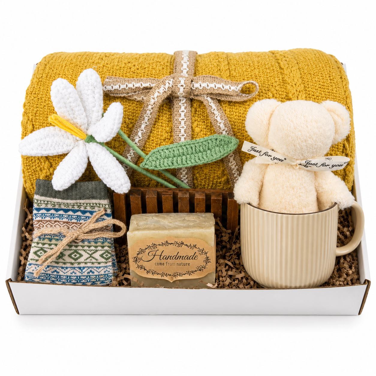 Cozy Birthday Gift Box for Her - Self Care Spa Gift Set