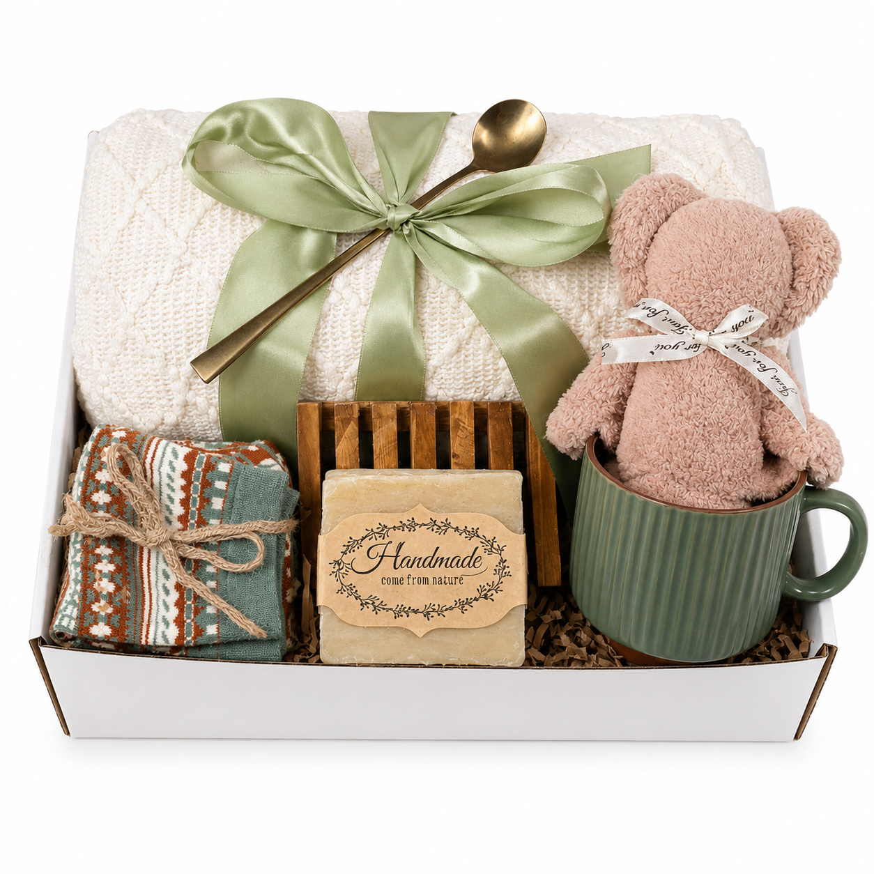 Cozy Birthday Gift Box for Her - Self Care Spa Gift Set