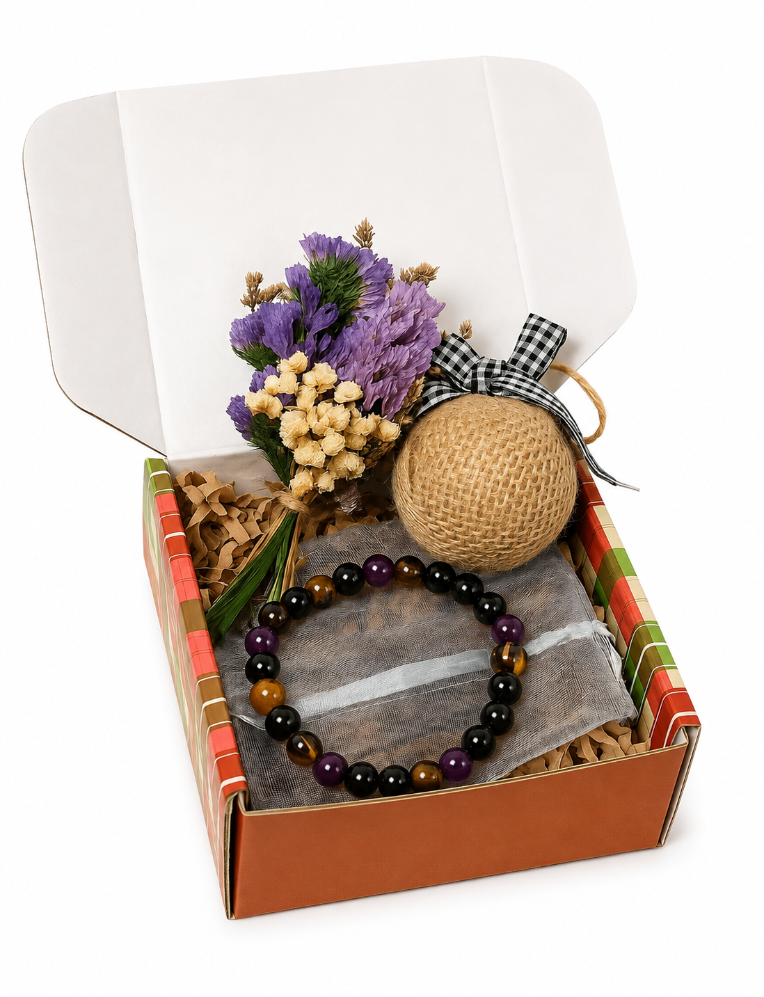 Cute Mini Handmade Gift Box Thinking of You, Christmas Self Care Box, Cozy Just Because Gift for Her