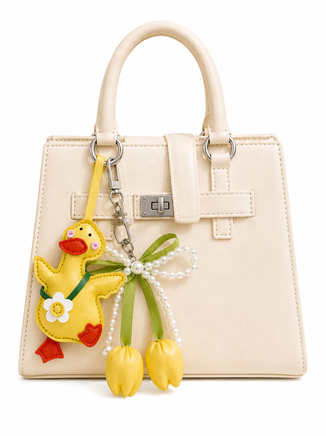 Yellow Duck Bag Charm | Personalized Purse Charm