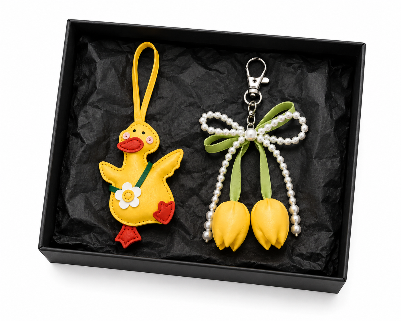 Yellow Duck Bag Charm | Personalized Purse Charm
