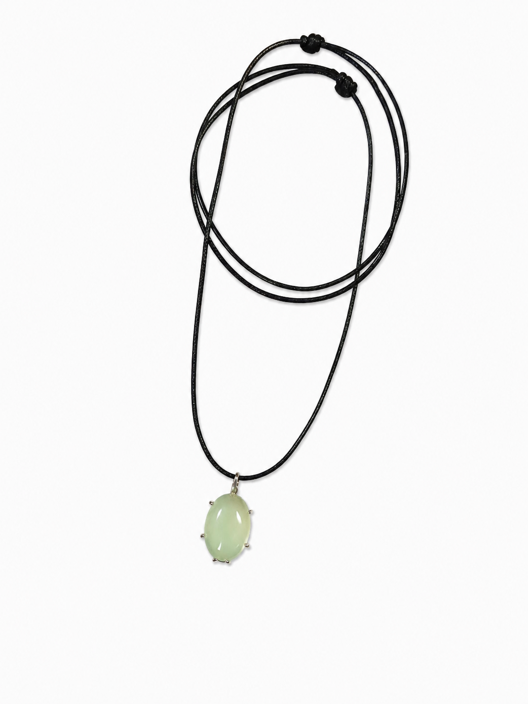 💚 Peridot Protection Gemstone Necklace | Y2K Estate Jewelry
