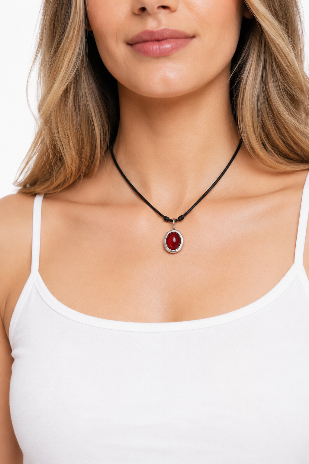 Stay Grounded with Carnelian: Unique Protection Stone Choker Necklace