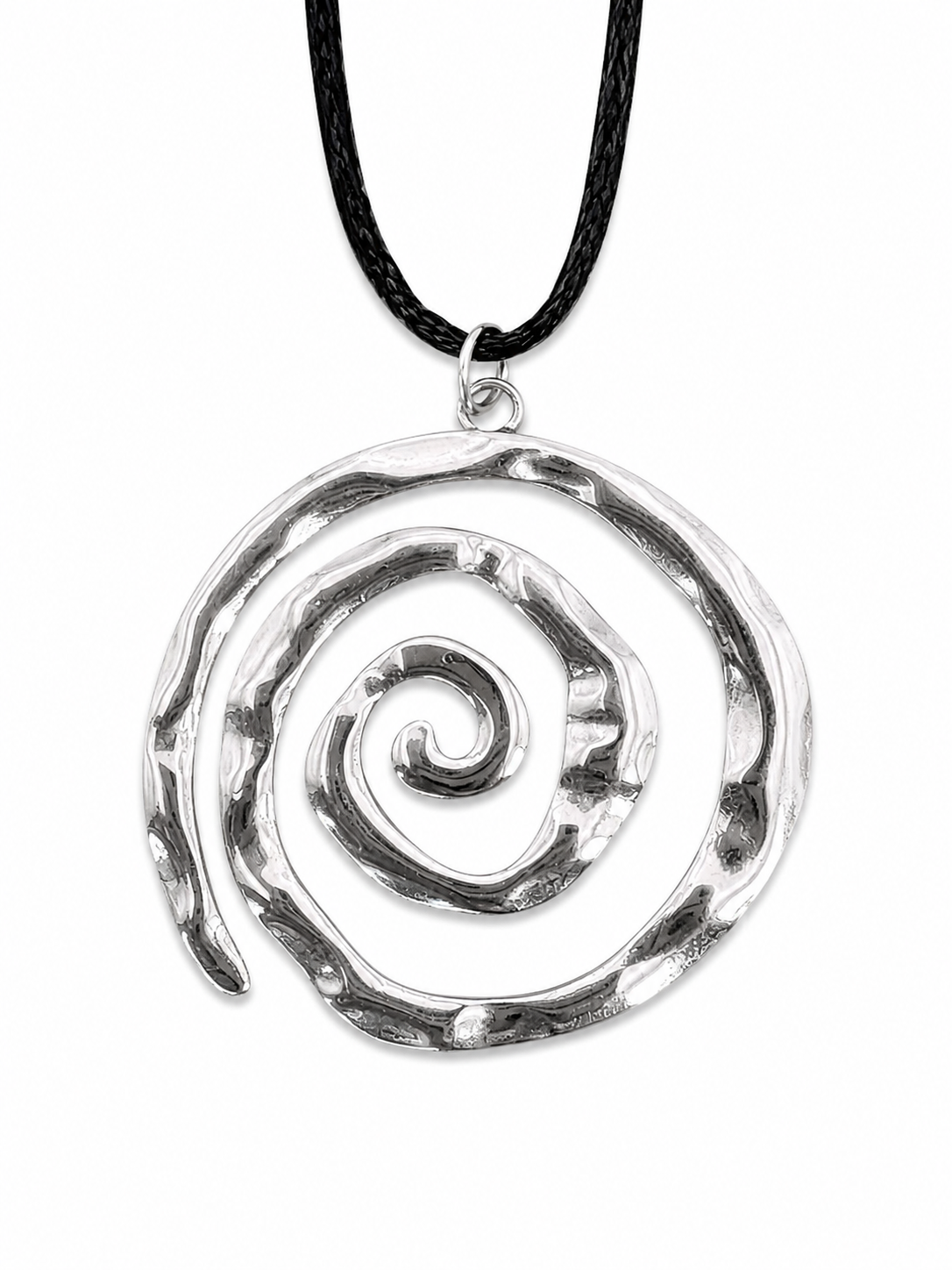 🌀 Statement Swirl Necklace – Symbol of Growth & Protection