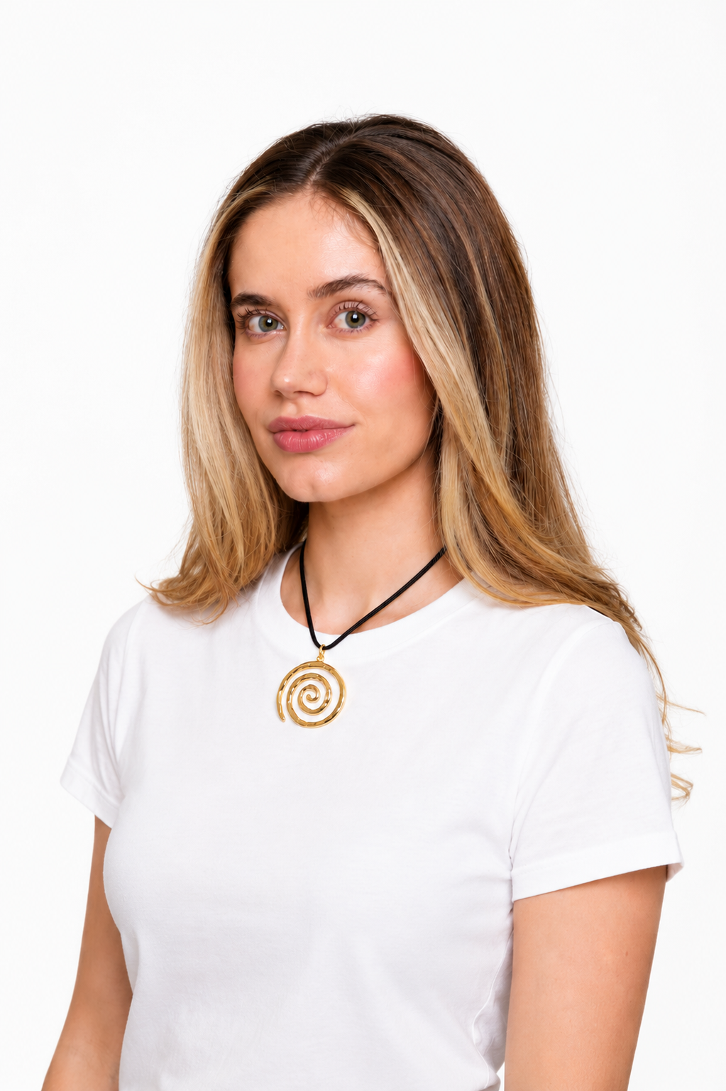 💫 Swirl Y2K Spiral Necklace – Protection & Connection