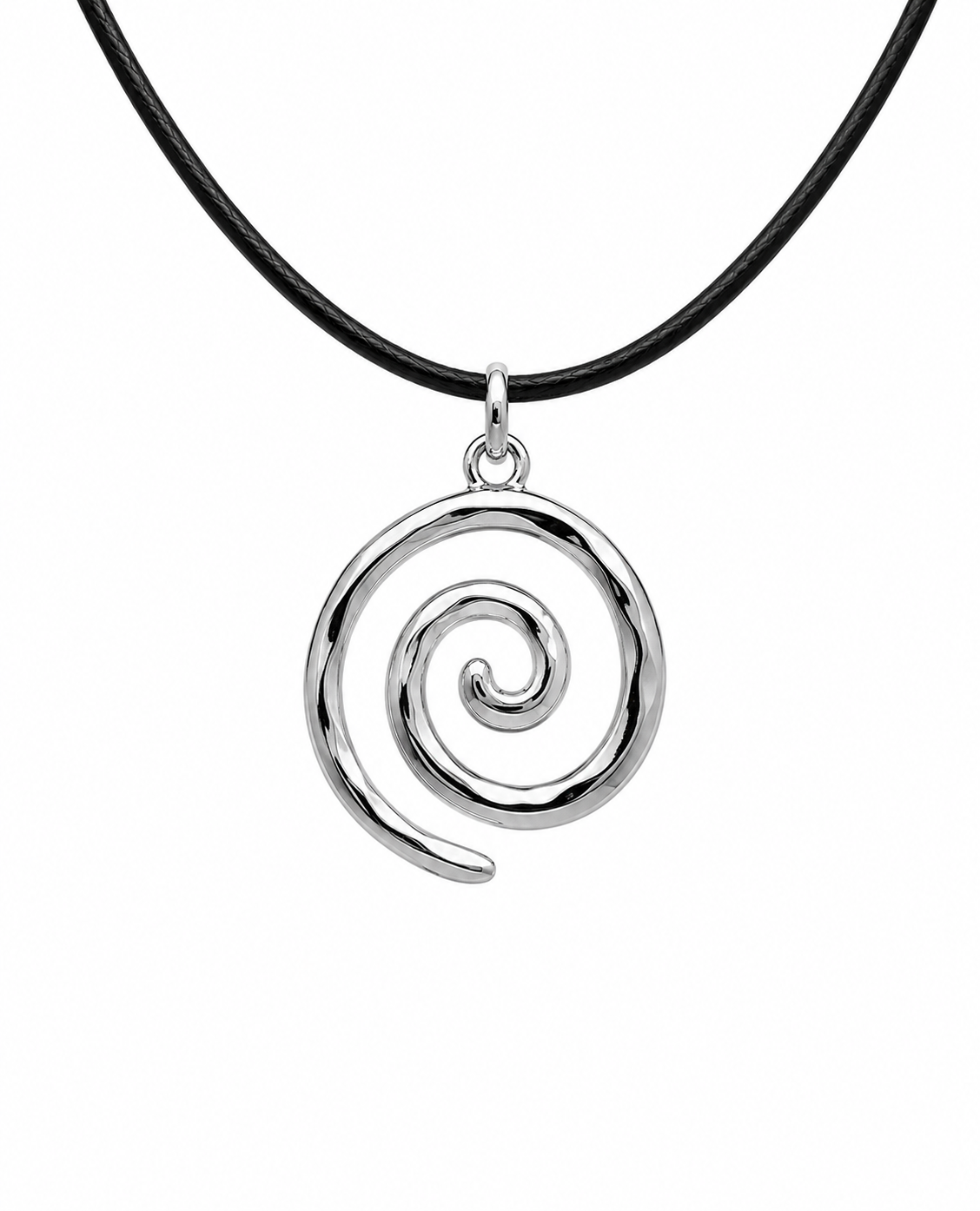 🌀 Spiral Necklace – Minimalist Y2K Protection Necklace | Symbol of Growth & Balance