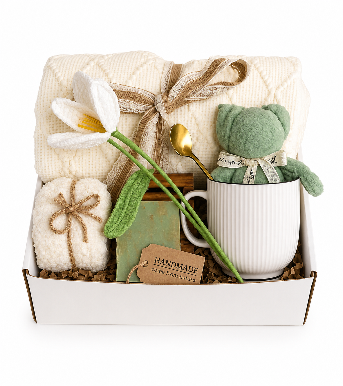 Comfort and Healing Spa Box, Handmade Sympathy Gift, Care Package