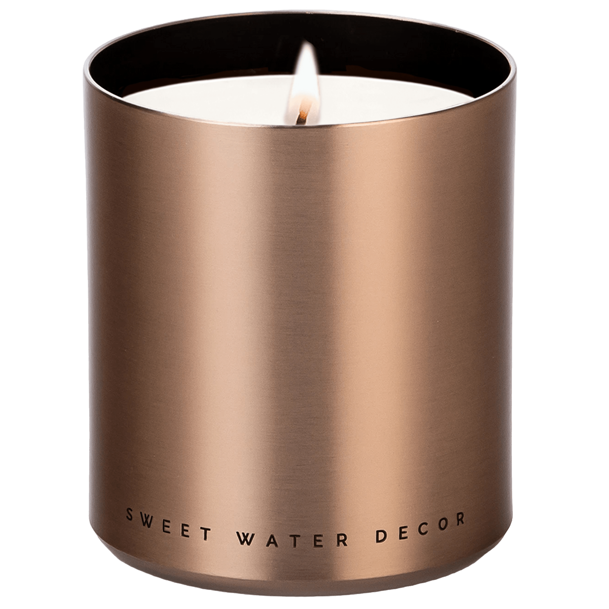 Hello Fall Soy Candle - Bronze Metal Jar, 10 oz - view 1