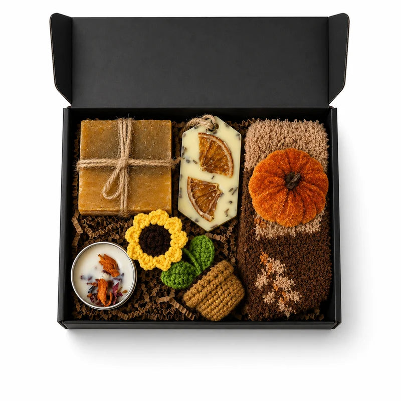 Fall Gift Box for Women, Cozy Autumn Gift Basket, Thanksgiving Gift, Hostess Gift, Fall Birthday Gift, Pumpkin Care Package, Gift for Her