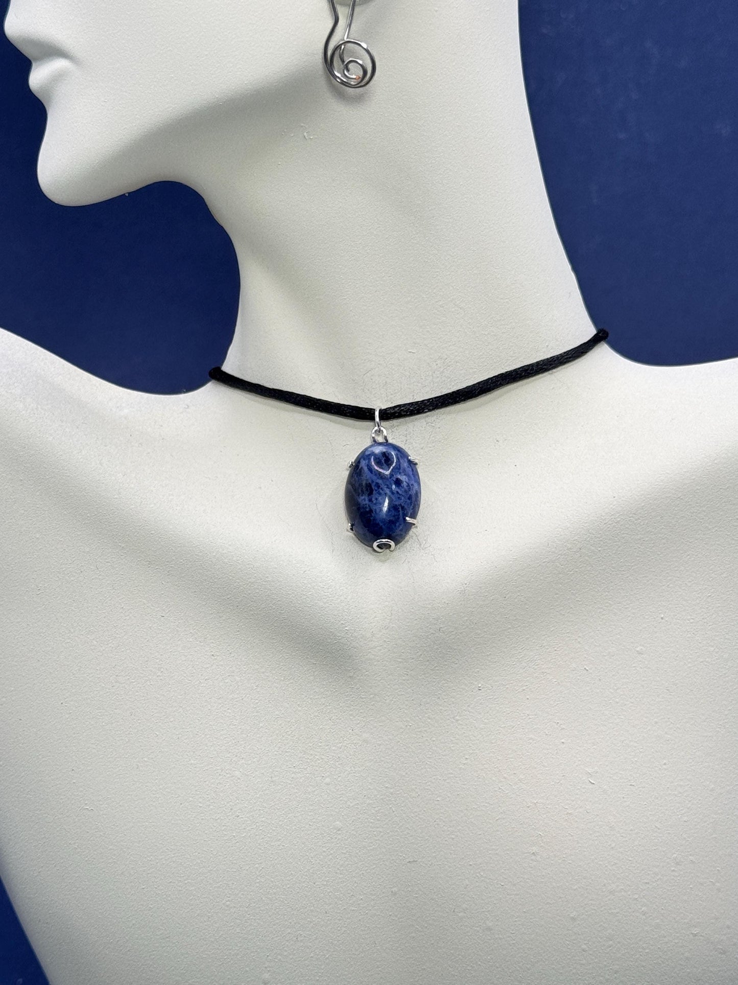 Lapis Lazuli Necklace, Lapis Zoisite, Protection necklace, Lapis Lazuli, Y2K necklace, Moving away gift, daughter in law gift