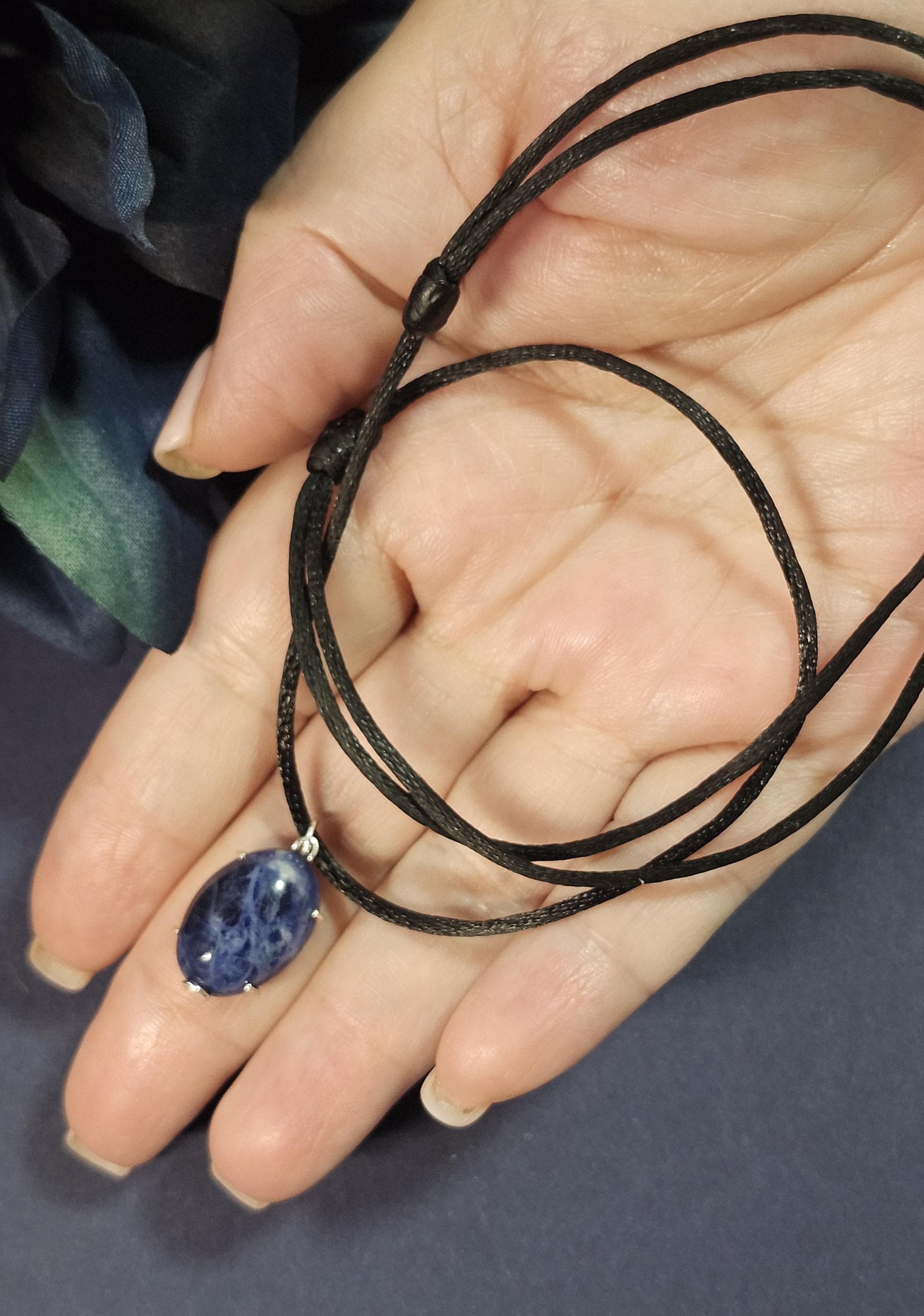 Lapis Lazuli Necklace, Lapis Zoisite, Protection necklace, Lapis Lazuli, Y2K necklace, Moving away gift, daughter in law gift