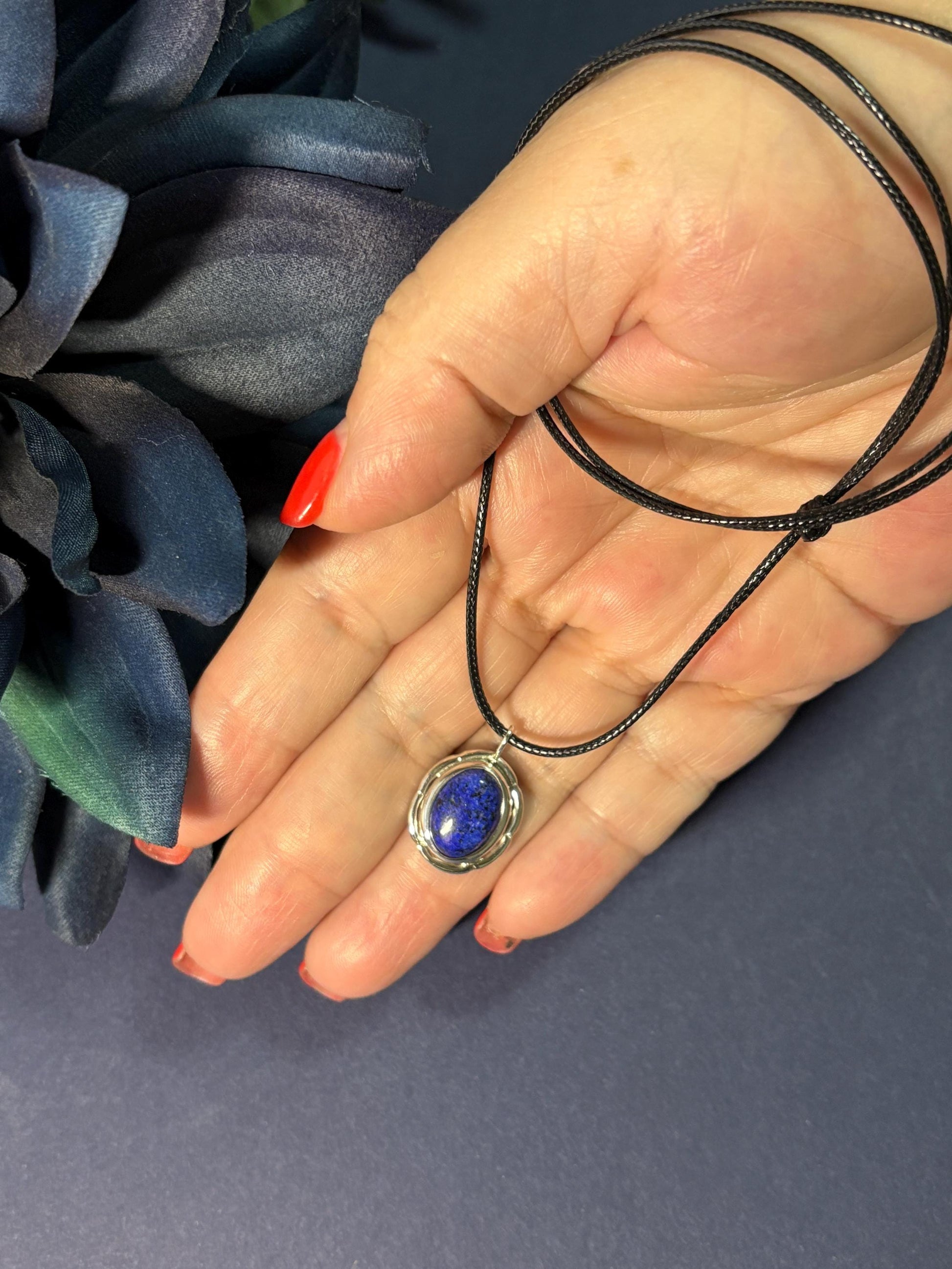 Lapis Lazuli Pendant, Lapis Zoisite Crystal, Y2K necklace, Protection necklace, Trending now, daughter in law gift, 40th birthday gift, Mama necklace, 30th birthday gift, 40th birthday, mother of the bride, mother of groom gift, friendship necklace, best friend necklace