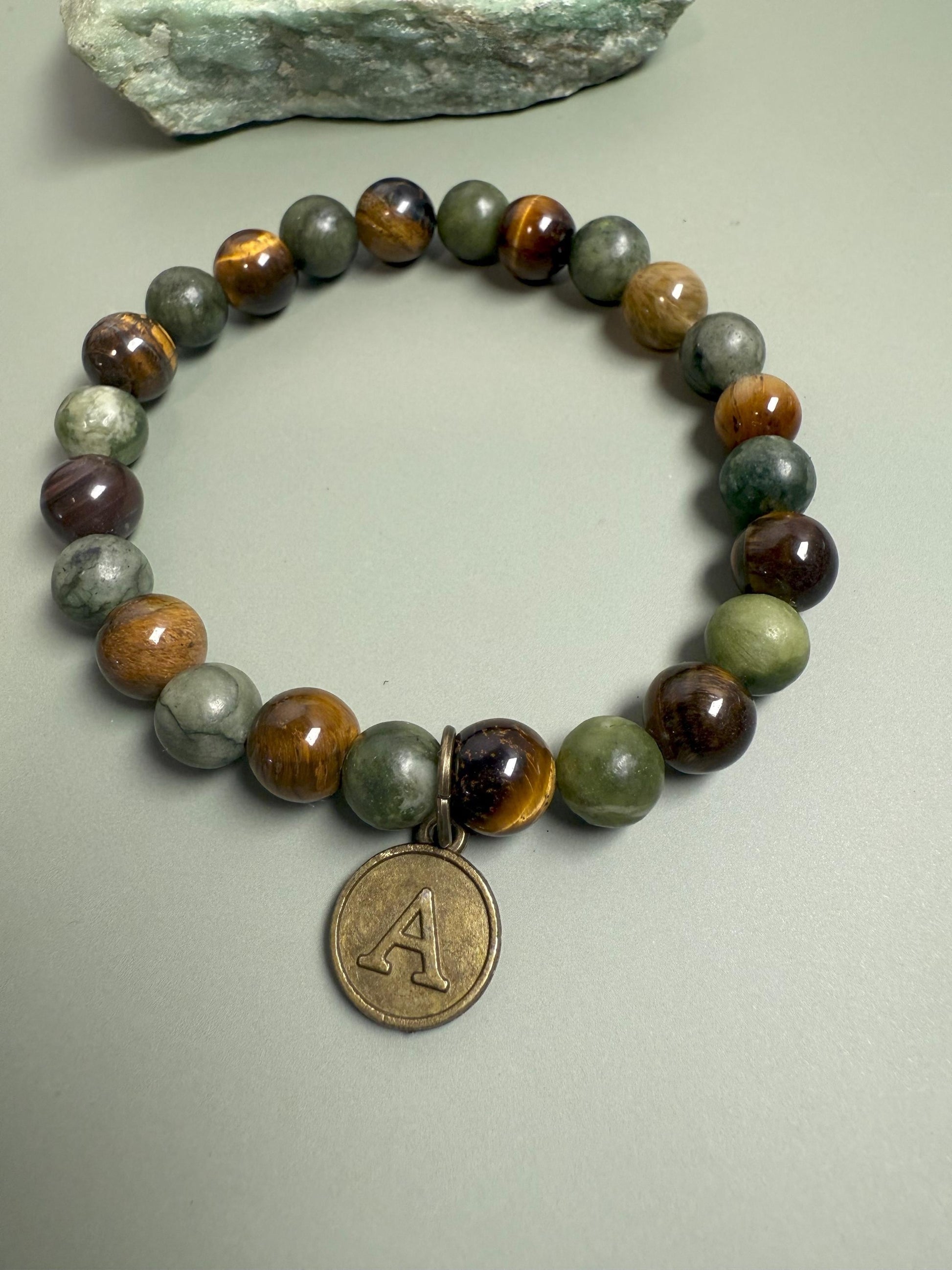 personalized jewelry, gemstone manifest, energy friend evil, boho gift for wealth, stabilizing bohemian, meditation spiritual, abundance grounding, wristband accessory, talisman anniversary, graduation birthday, fortune positive man, metaphysical balance, harmony crystal luck