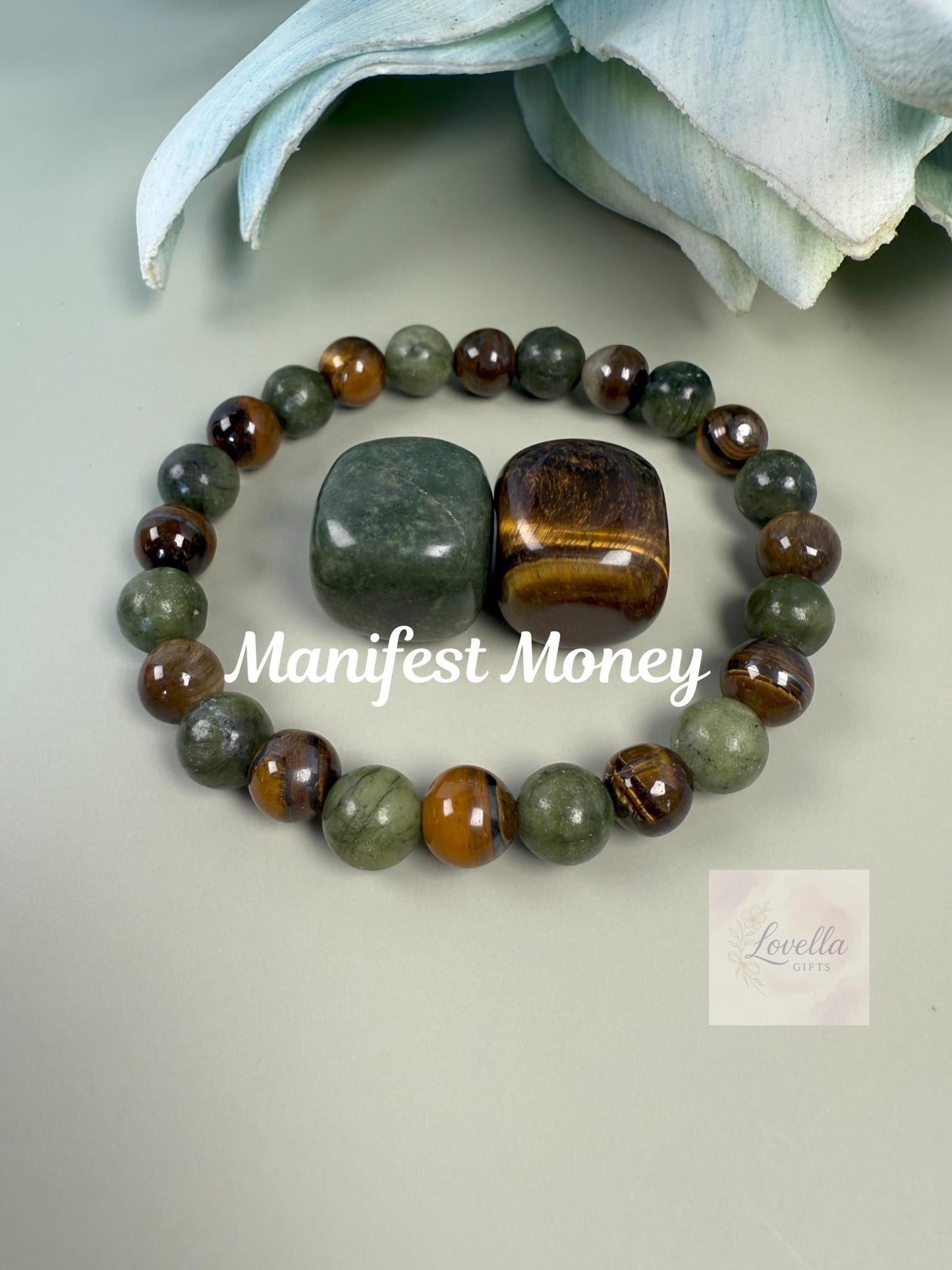 Spiritual jewelry, Positive affirmation, Meditation Jewelry, Chakra jewelry, Healing Chakra, Manifest Money, Bracelet Set, Protection jewelry, Evel Eye Jewelry, Jade Bracelet, Tigers eye bracelet, Tiger eye jewelry, Mom Birthday gift
