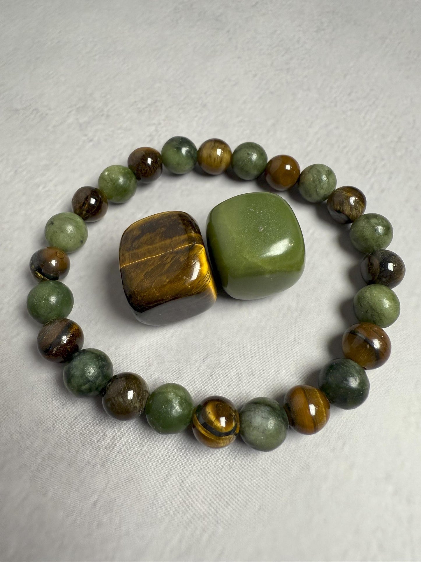 Spiritual jewelry, Positive affirmation, Meditation Jewelry, Chakra jewelry, Healing Chakra, Manifest Money, Bracelet Set, Protection jewelry, Evel Eye Jewelry, Jade Bracelet, Tigers eye bracelet, Tiger eye jewelry, Mom Birthday gift