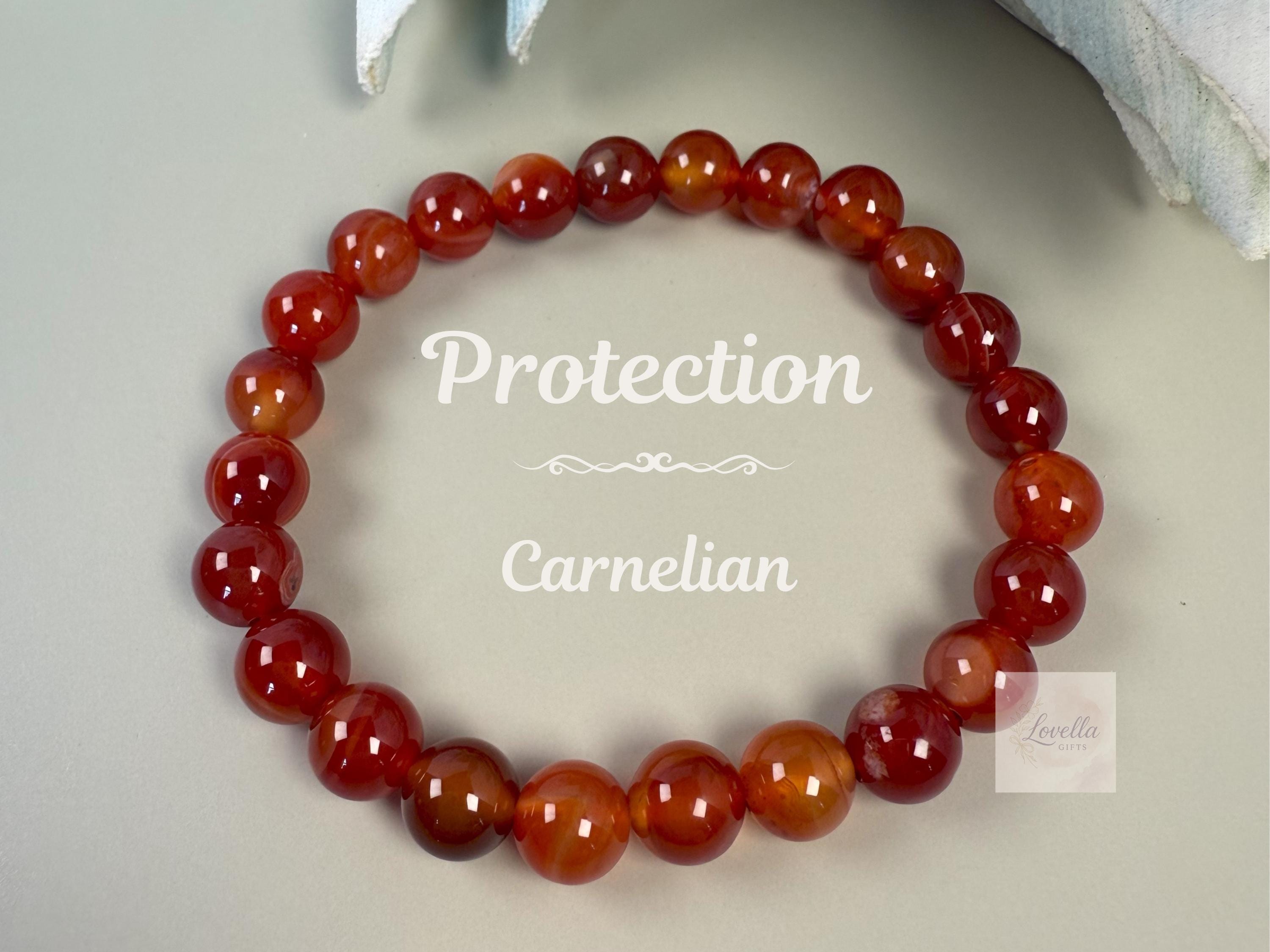 Carnelian bracelet for women Healing crystal bracelet red Boho jewelry Stone bracelet gift for her birthday unique gift for her under 20