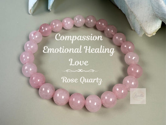 Rose Quartz, Rose Quartz bracelet, mother of groom gift, thank you gift, for sister, evil eye bracelet, best friend bracelet, friendship bracelet, gemstone bracelet, mom bracelet, Gift for aunt, Protection bracelet, estate jewelry!