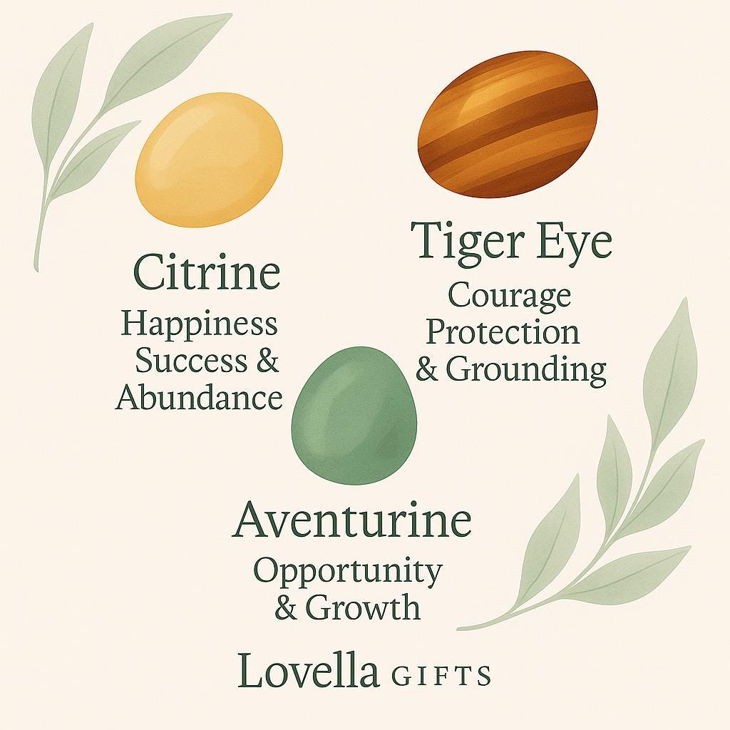Aventurine Citrine Tiger's Eye Bracelet: Friendship, Sister, Retirement Gift