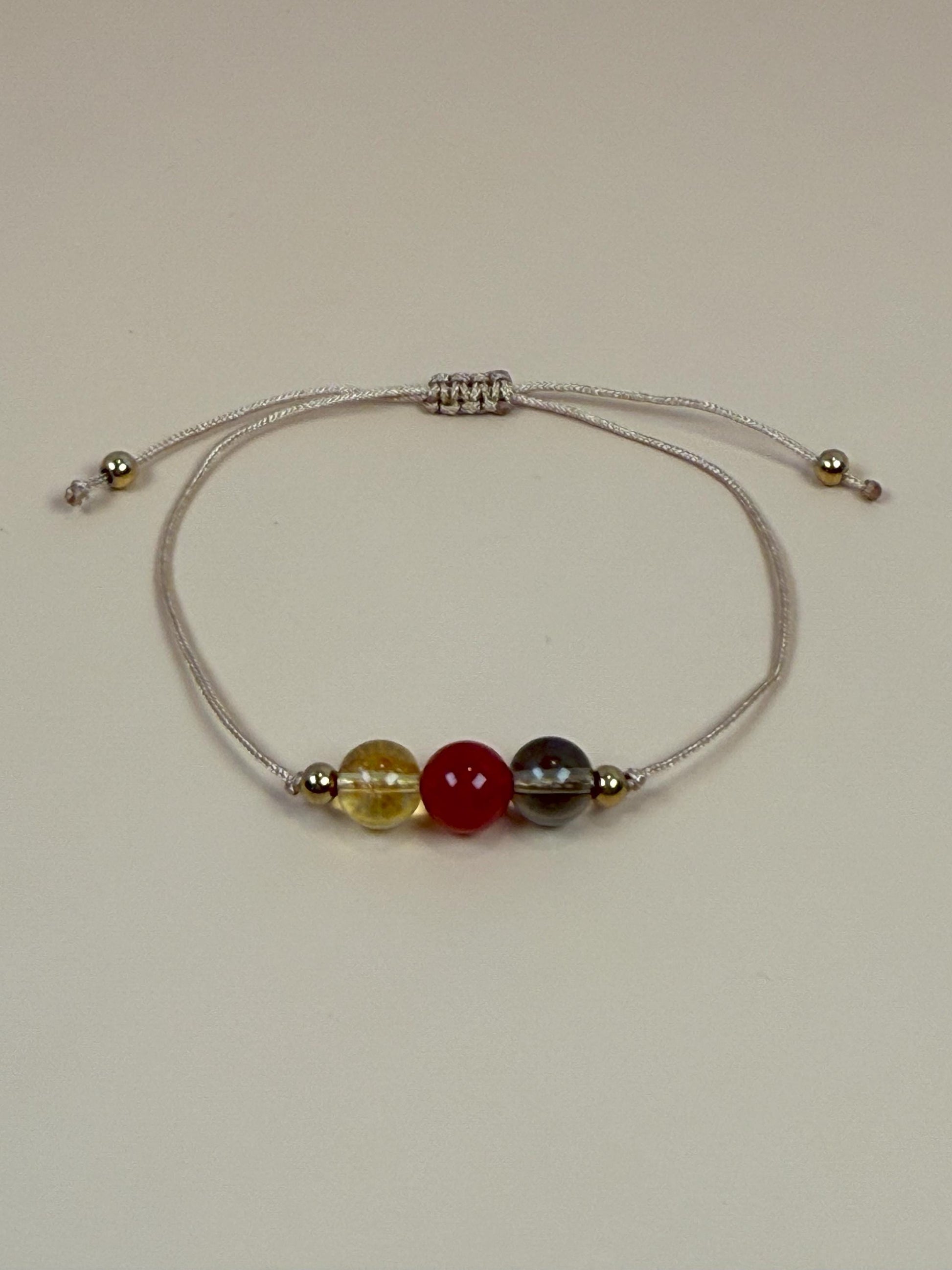 Bracelet for women, Minimalist bracelet, Stone bracelet, Evel eye bracelet, Dainty bracelet, Friendship bracelets, Good luck, Citrine bracelet, Carnelian crystal, Smoky quartz