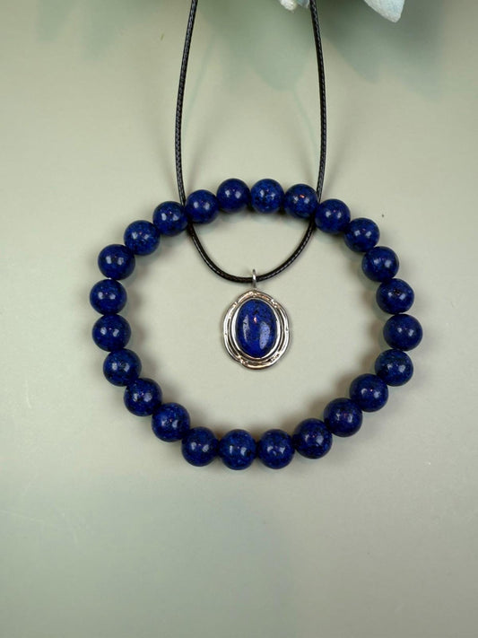 Lapis Lazuli Pendant, Lapis Zoisite Crystal, Y2K necklace, Protection necklace, Trending now, daughter in law gift, 40th birthday gift, Mama necklace, 30th birthday gift, 40th birthday, mother of the bride, mother of groom gift, friendship necklace, best friend necklace