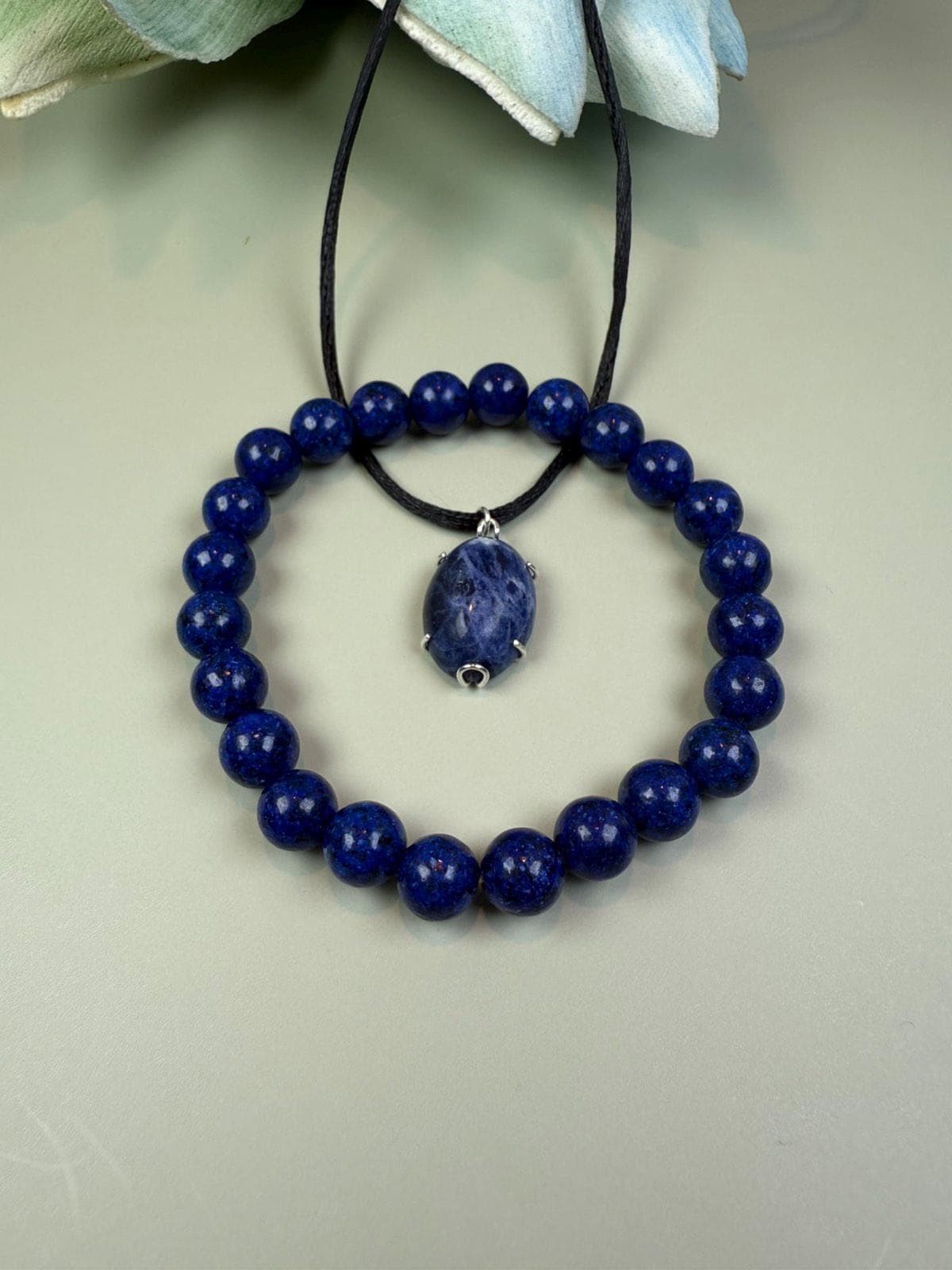 Lapis Lazuli Necklace, Lapis Zoisite, Protection necklace, Lapis Lazuli, Y2K necklace, Moving away gift, daughter in law gift