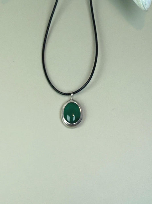 Chrysoprase necklace, Y2K necklace, Protection necklace, best friend necklace, 40th birthday, 30th birthday gift, 40th birthday gift, 50th birthday gift, everyday necklace, Evil Eye Necklace, simple necklace, Mama necklace, mother in law gift
