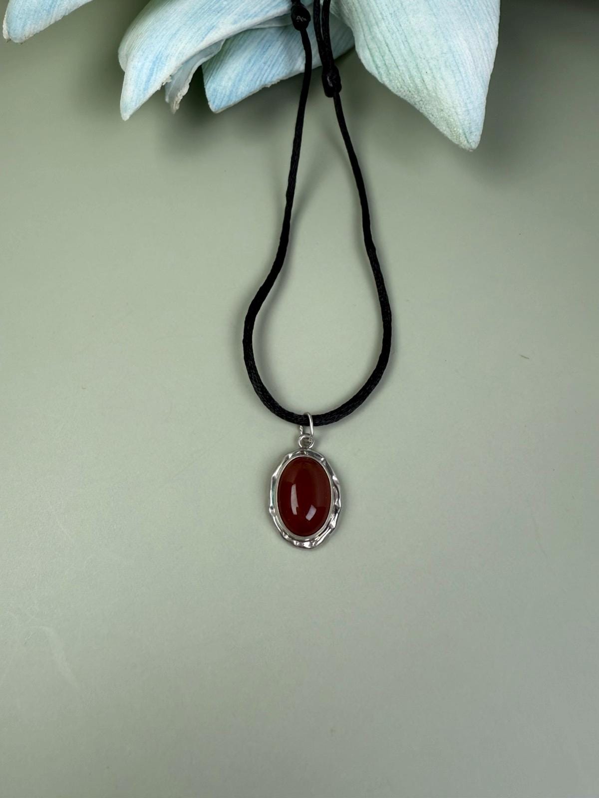 Simple Handmade Carnelian Everyday Necklace, Protection Big sister gift, Mama necklace, Y2k waterproof jewelry, 40th 50th birthday gift