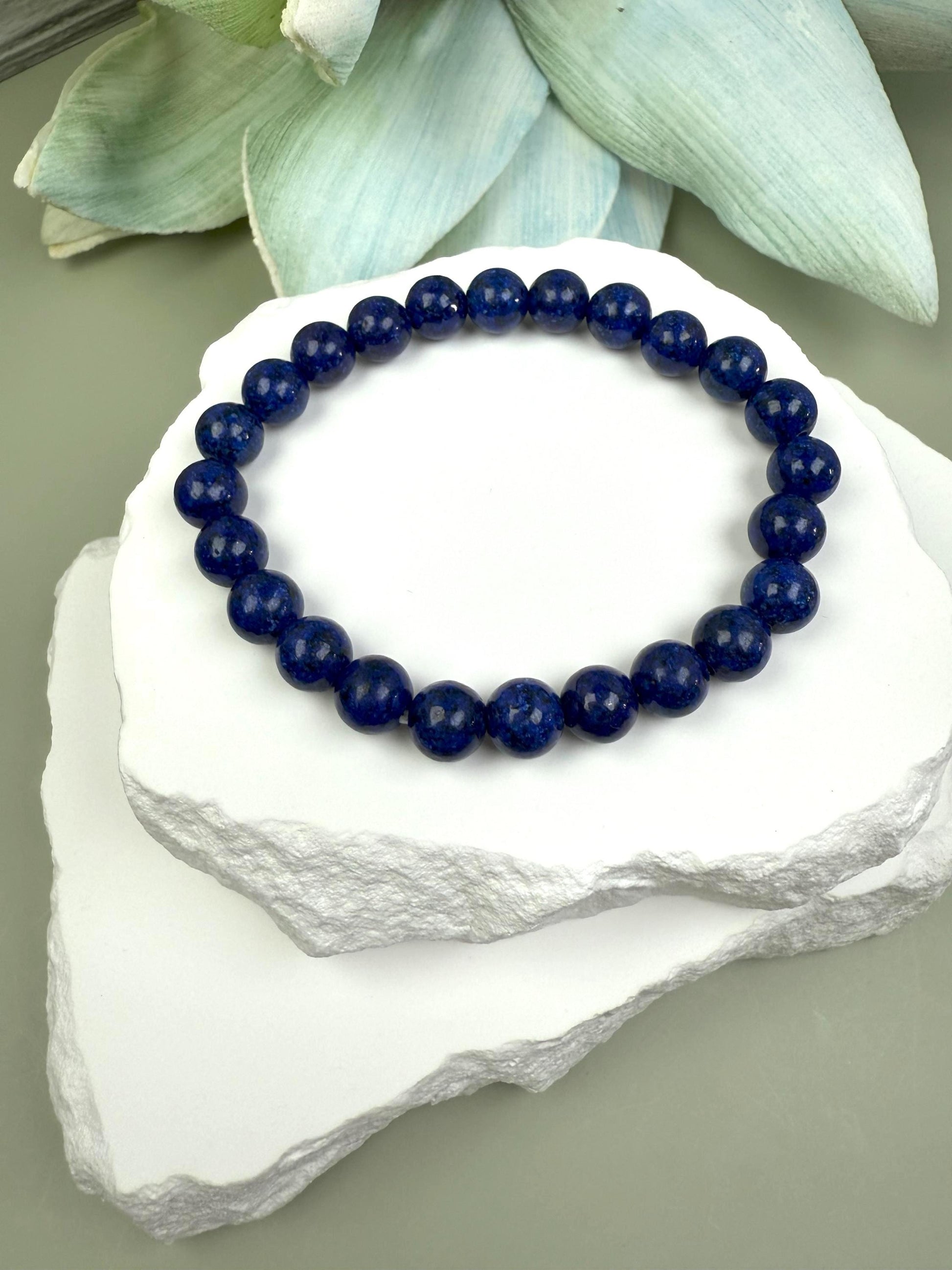 Lapis lazuli Protection Bracelet Lapis Crystal Beaded Friendship Bracelet Chakra Bracelet Healing Crystals Blue Bracelet Retirement gift