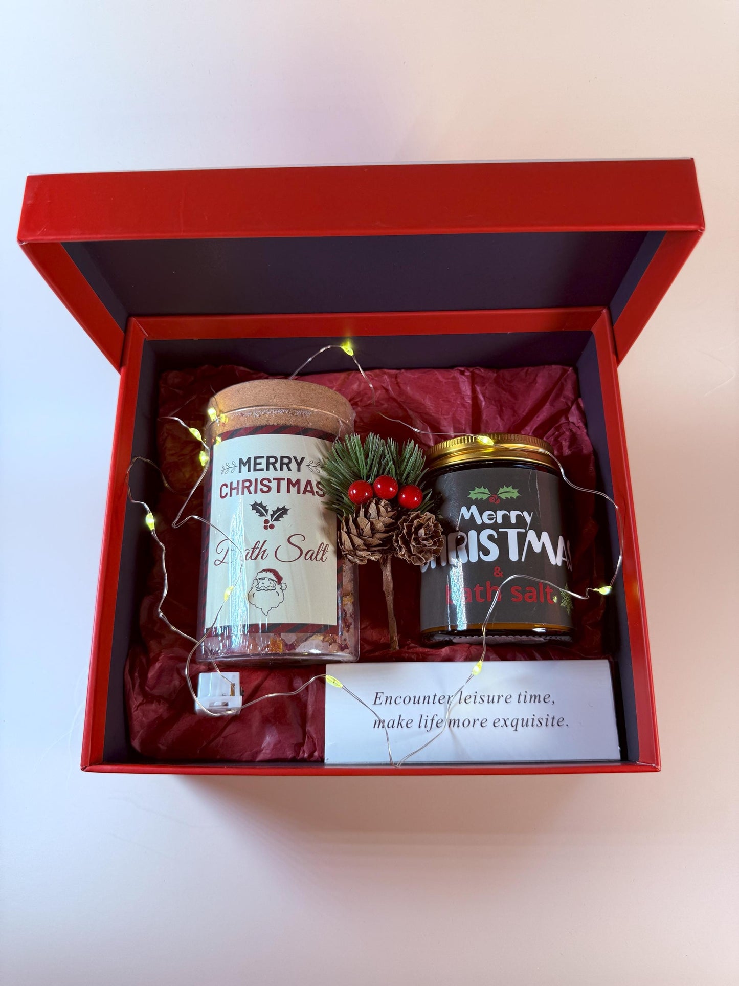 Christmas Gift Box Spa Gift Box Xmas gift basket Winter Gift Basket Christmas Gift for Her Holiday Gift Box Self Care Gifts Feliz Navidad