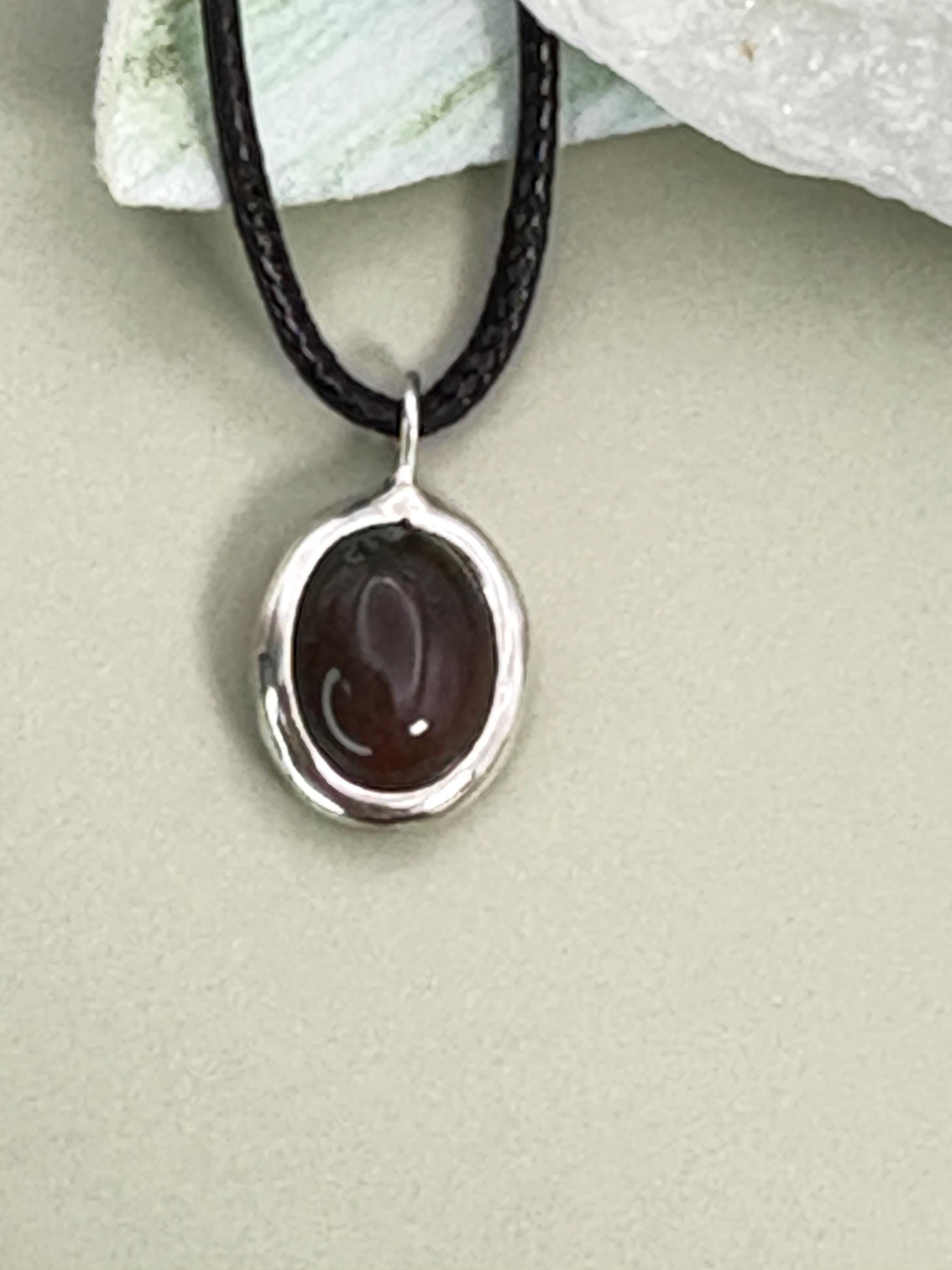 Carnelian necklace, Protection necklace, mother daughter gift, Sister in Law gift, gemstone necklace, Waterproof jewelry, Mom necklace, 18th birthday gift, 25th birthday gift, 30th birthday gift, Y2K jewelry, Sterling silver, Big sister gift