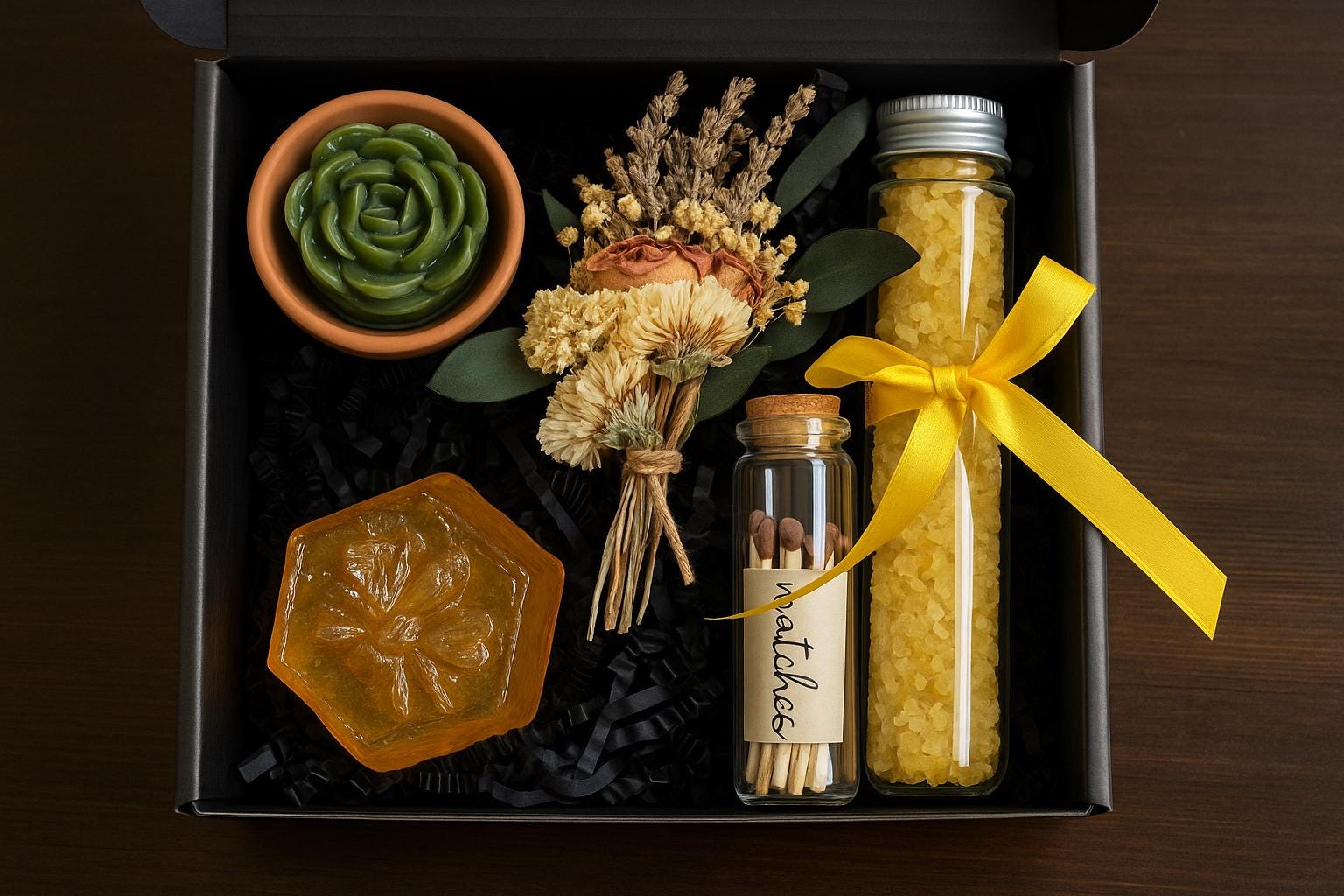 Gift for Best Friend – Birthday Gift Box for Women, Spa Gift Box, Succulent Care Package, Surgery Recovery, Sending Sunshine Thinking of You