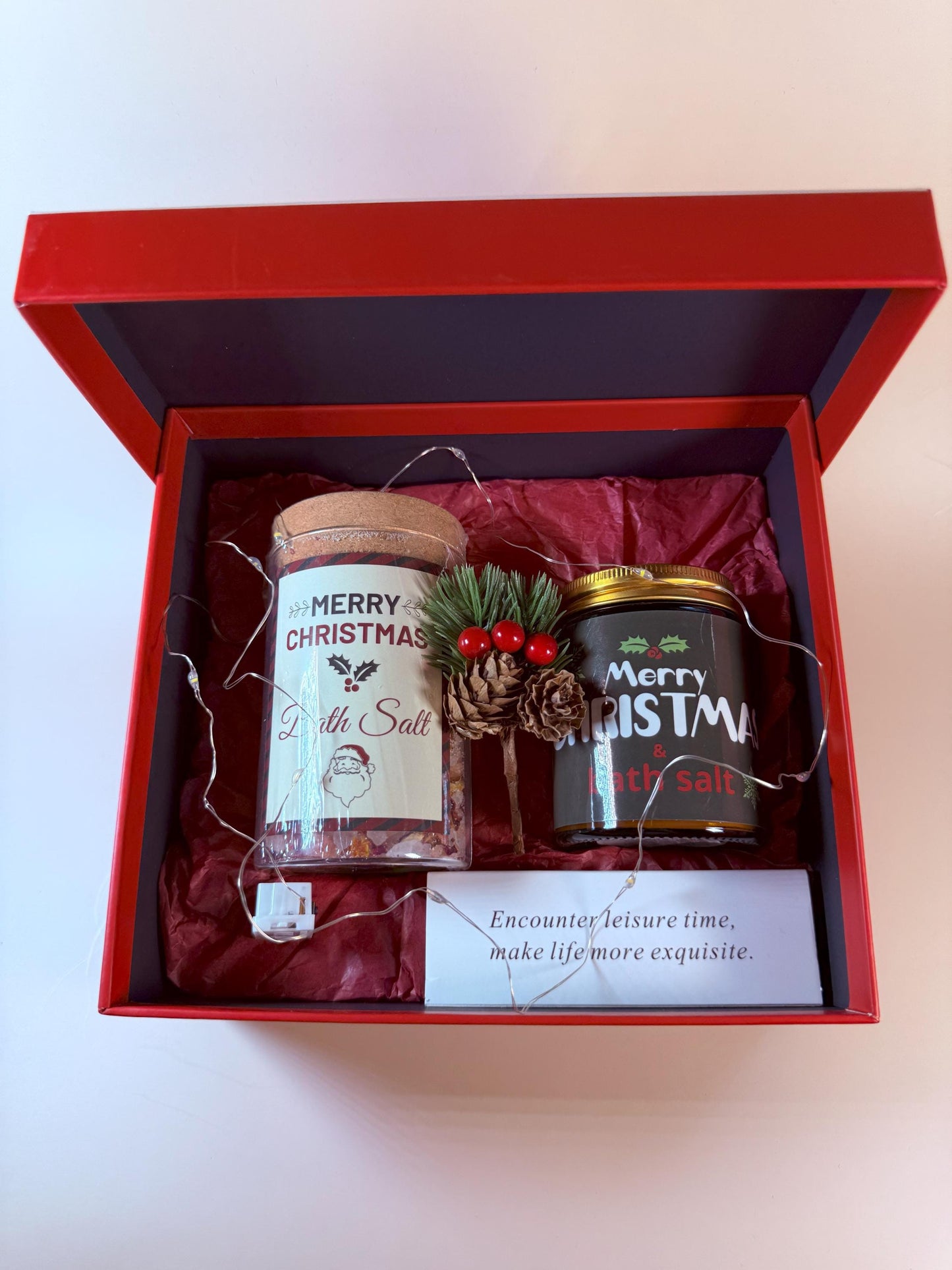 Christmas Gift Box Spa Gift Box Xmas gift basket Winter Gift Basket Christmas Gift for Her Holiday Gift Box Self Care Gifts Feliz Navidad