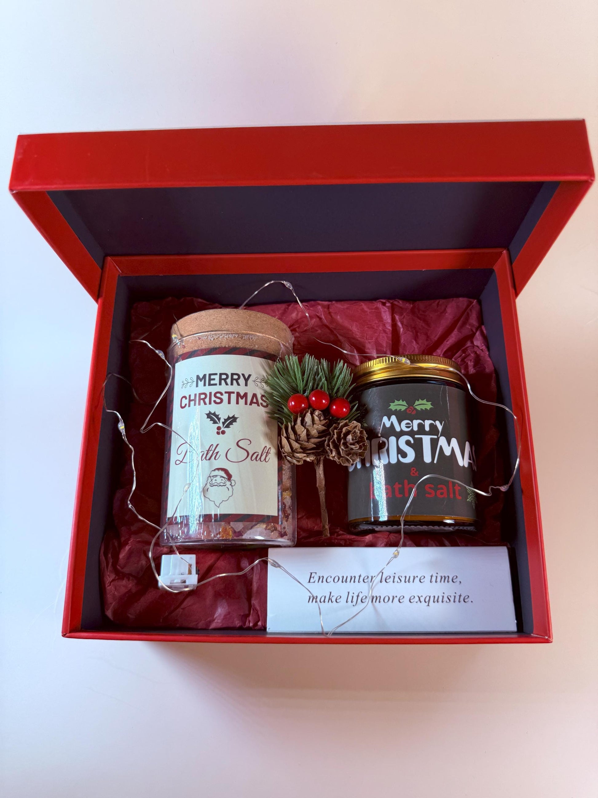 Christmas Gift Box Spa Gift Box Xmas gift basket Winter Gift Basket Christmas Gift for Her Holiday Gift Box Self Care Gifts Feliz Navidad