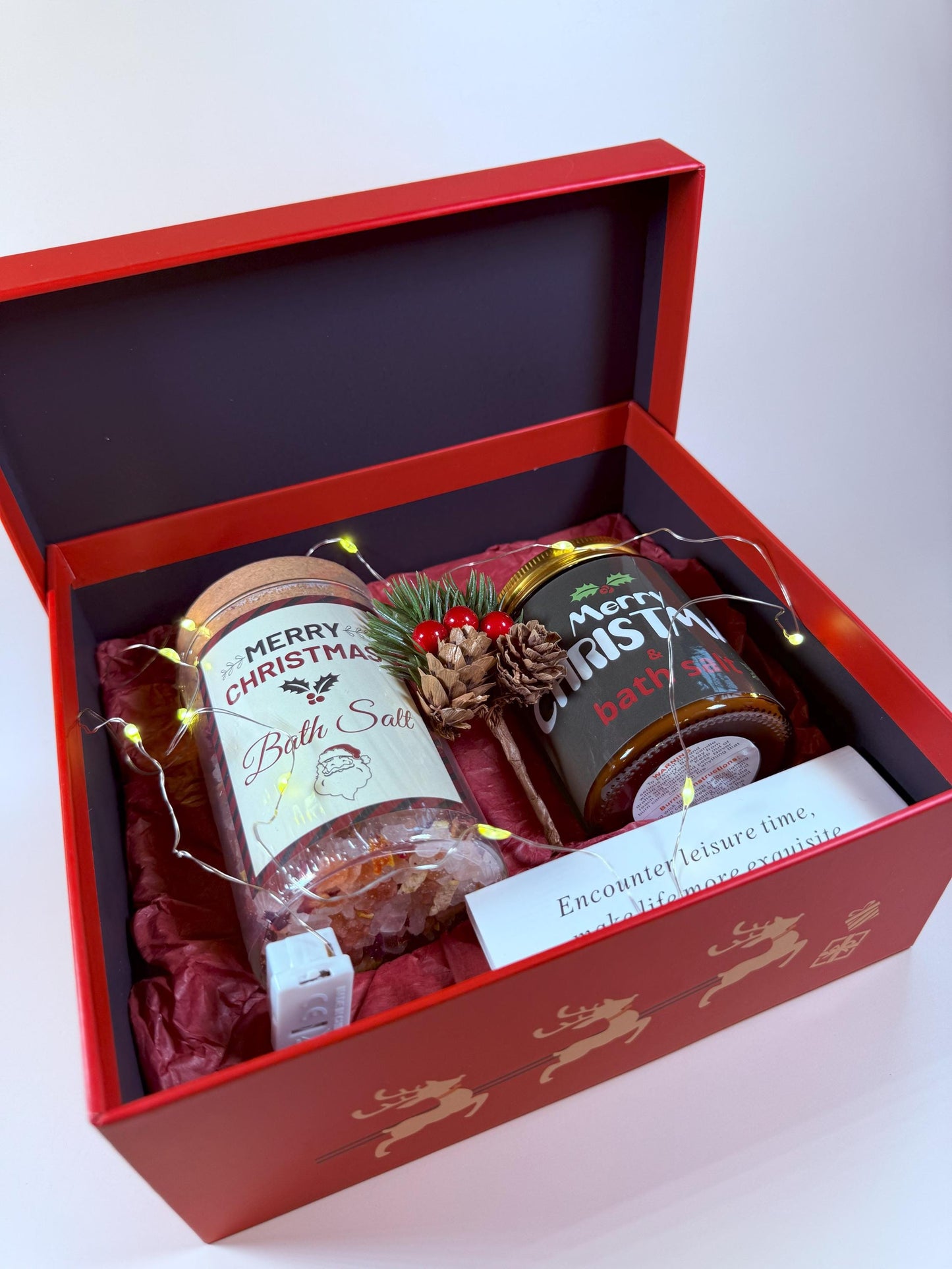 Christmas Gift Box Spa Gift Box Xmas gift basket Winter Gift Basket Christmas Gift for Her Holiday Gift Box Self Care Gifts Feliz Navidad