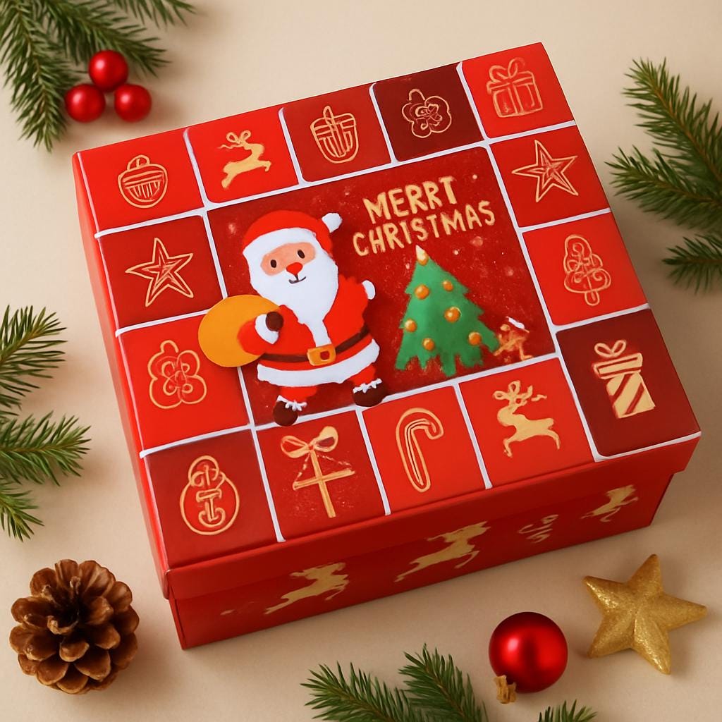 Christmas Gift Box Winter Gift Basket Holiday Gift Box Christmas Self Care Box Christmas Gift Basket Xmas gift box, Feliz Navidad New Year