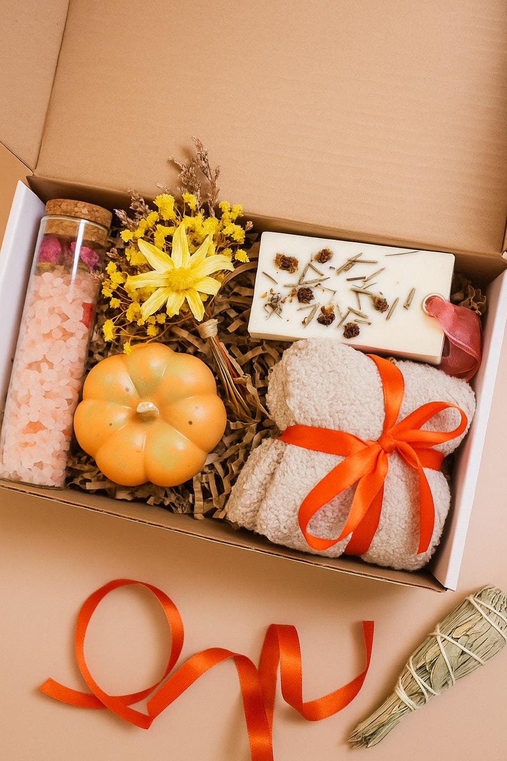 Hygge Pumpkin Fall Gift Box, Boo Basket, Spooky Season Gift, Cozy Fall Gift Set, Harvest Gift, Pumpkin Spice, Halloween Gifts