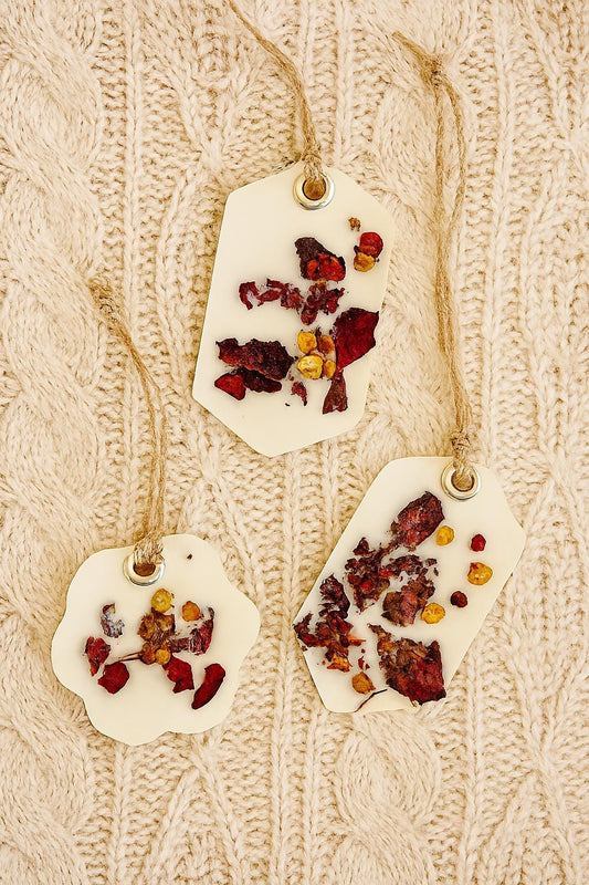 Rose Wax Sachet, Botanical Wax Tablet, Handmade Closet Freshener, Natural Wax Ornament, Dried Flower Sachet, Scented Wax Tag, Aromatherapy Sachet, Wax Air Freshener, Eco-Friendly Home Décor, Wax Drawer Freshener, Wax Sachet Gift Set, Rose Petal Wax, Twine Loop Sachet, Handmade Wax Décor, Wax Sachet Trio