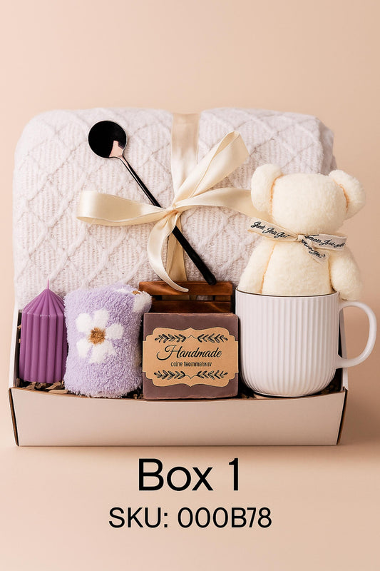 Thinking of You, Cheer Up Gift Box, Get Well Soon Gift, Encouragement Gift, Sympathy Gift, Cozy Gift Box, Hug in a Box, Self Care Gift, Comfort Gift, Healing Gift Set, Crochet Flower Pot, Care Package, relaxation gift box, stress relief spa gift, eco friendly self care, sunflower spa box, natural relaxation set, handmade candle gift, spa care package, stress relief gift her, calming spa gift box