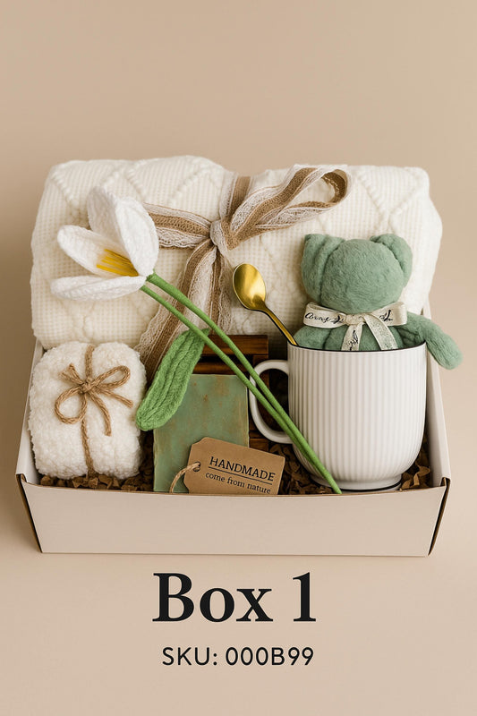Spa Gift Box, get well soon gift, recovery care package, eco friendly self care box, handmade spa set, relaxing get well gift, sunflower comfort gift, stress relief spa box, self care recovery gift, wellness gift box, relaxation gift box, stress relief spa gift, eco friendly self care set, sunflower calming box, handmade natural spa set, relaxation candle soap gift, mindfulness gift box