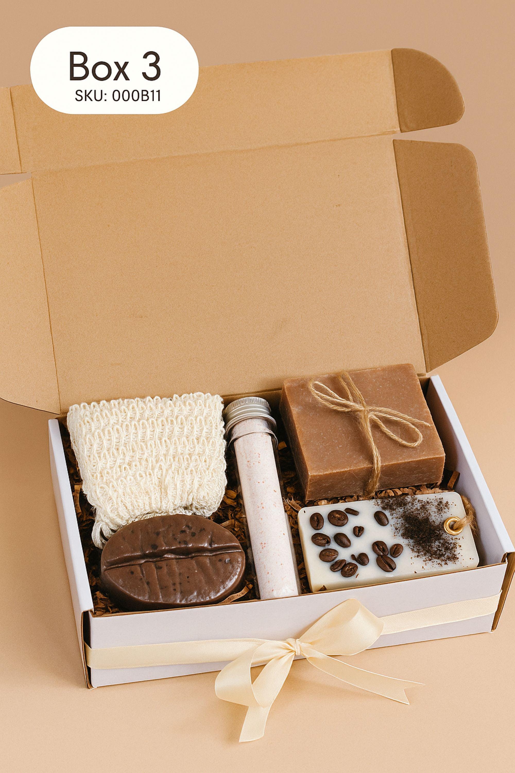 mothers day coffee lover gift box for mom cozy care package with coffee bean candle coffee wax sachet handmade soap soap bag coffee themed self care gift for women relaxation spa gift set thoughtful gift for mom who loves coffee unique coffee gift box ready to gift cozy aesthetic pamper gift for her coffee lover present