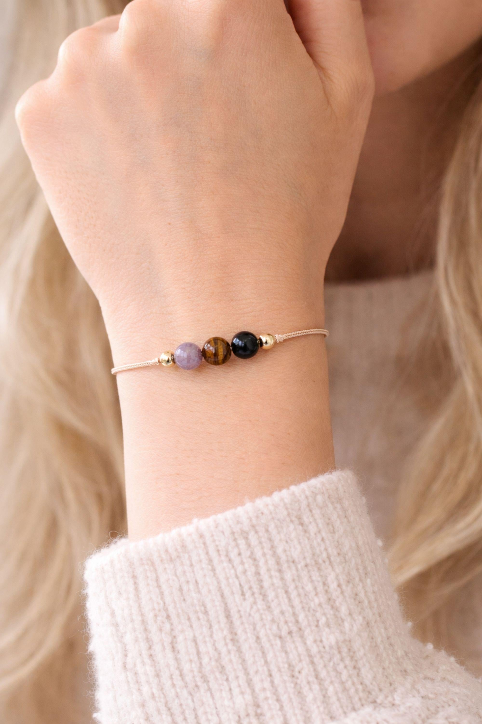 This No Negativity protection bracelet is designed as a meaningful support gift to help block negative energy, reduce stress, and encourage emotional balance. Made with carefully selected beads and a minimalist design, it serves as a daily reminder of calm, strength, and protection during challenging times. Thoughtfully handcrafted, this bracelet is an ideal stress relief and support gift for anyone who needs encouragement, grounding, or positive energy — whether for yourself or a loved one.