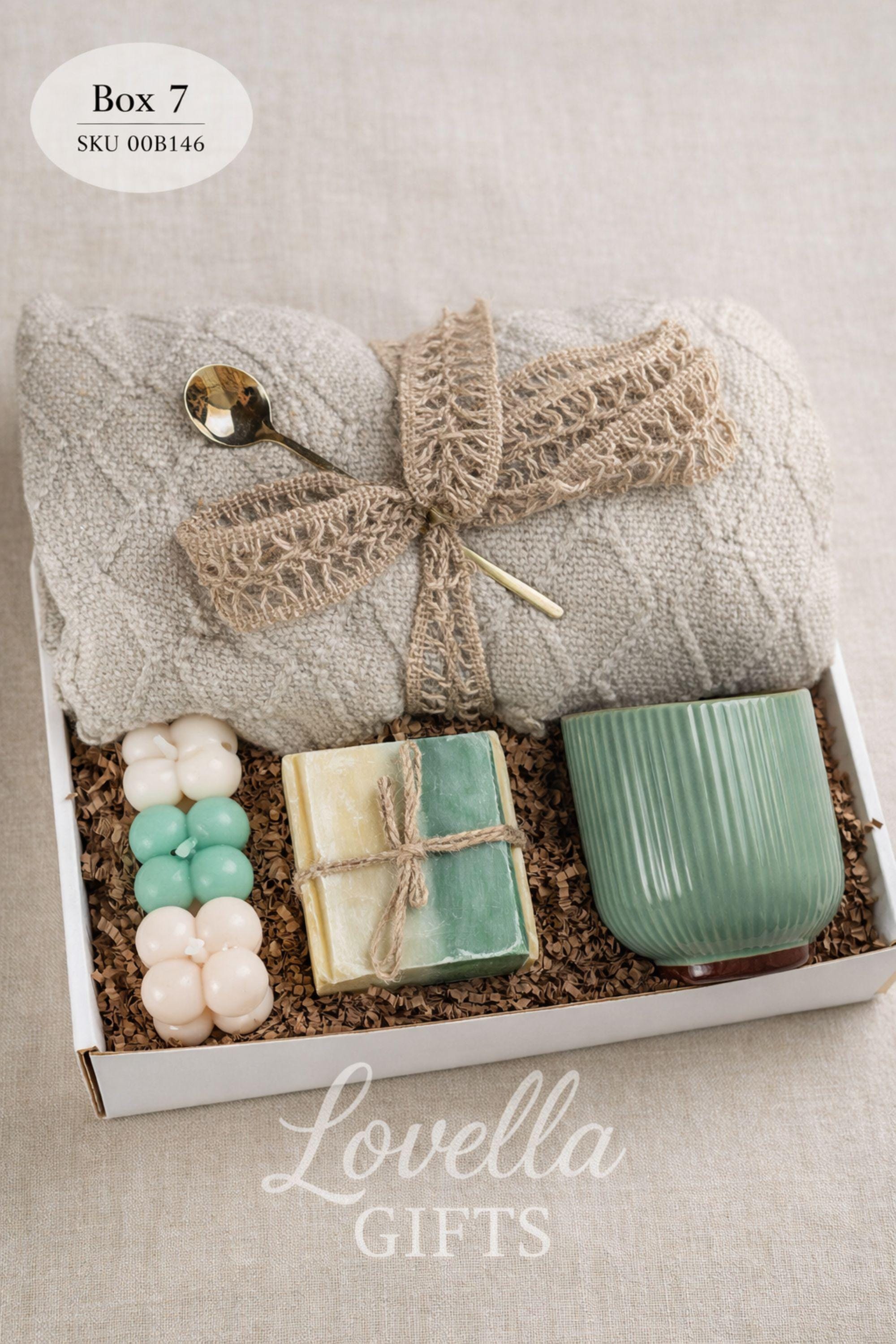 get well soon gift box after surgery care package recovery gift for her with cozy blanket, candle, ceramic mug, handmade soap, comfort gift set, feel better gift, hospital recovery gift, self care box, thinking of you gift, healing gift basket, wellness gift, cozy recovery box, comfort care package, relaxation gift for recovery