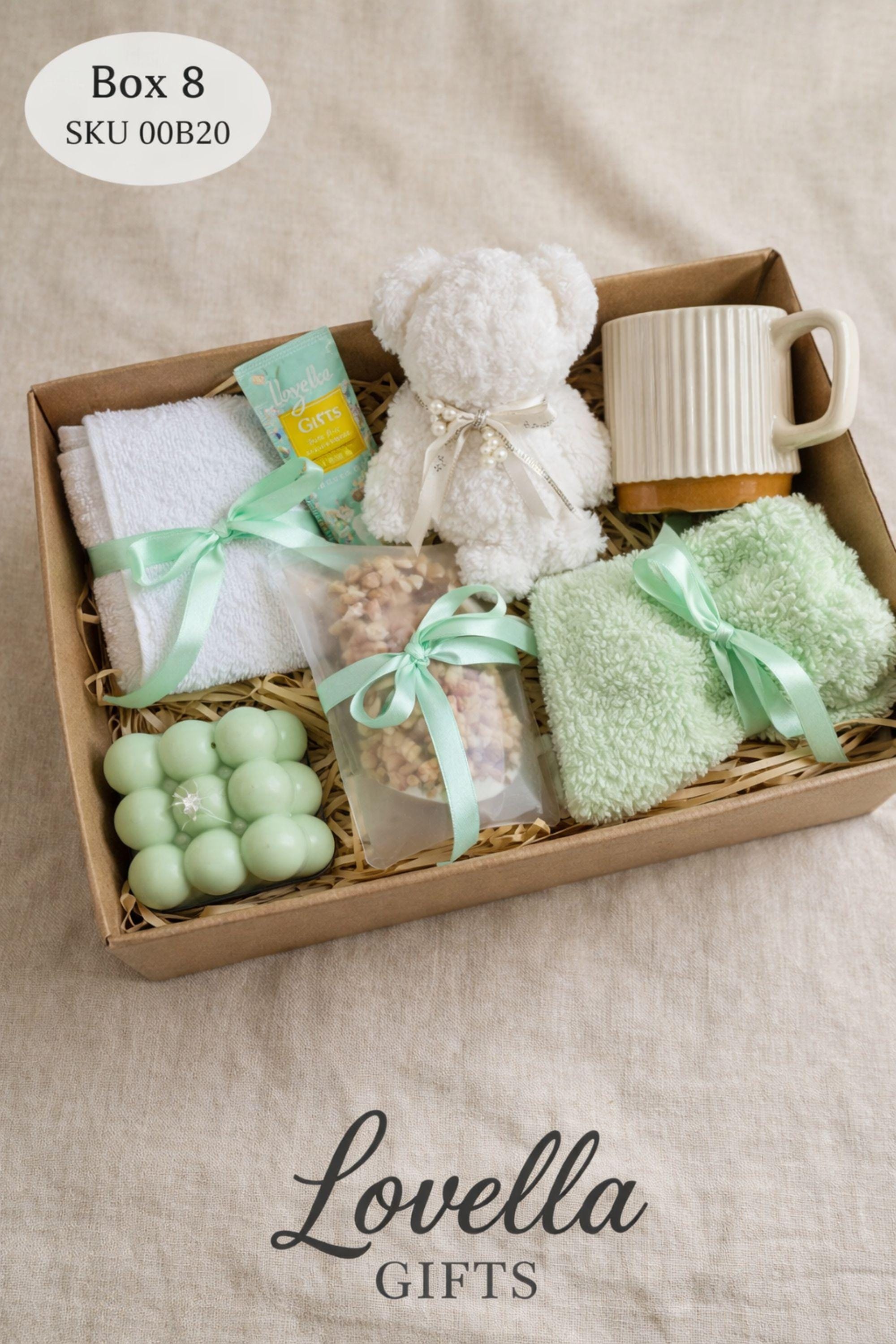 get well soon gift box after surgery care package recovery gift for her with cozy blanket, candle, ceramic mug, handmade soap, comfort gift set, feel better gift, hospital recovery gift, self care box, thinking of you gift, healing gift basket, wellness gift, cozy recovery box, comfort care package, relaxation gift for recovery