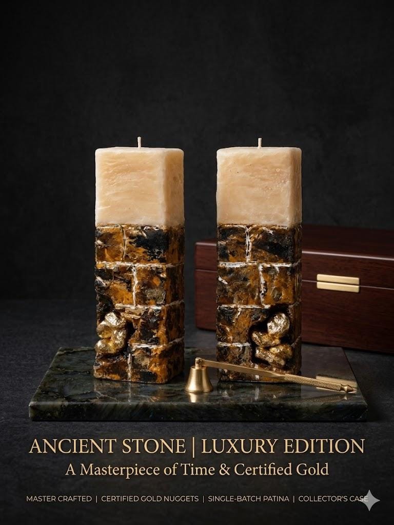 luxury sculptural candle set minimalist design premium decorative candles modern home decor
