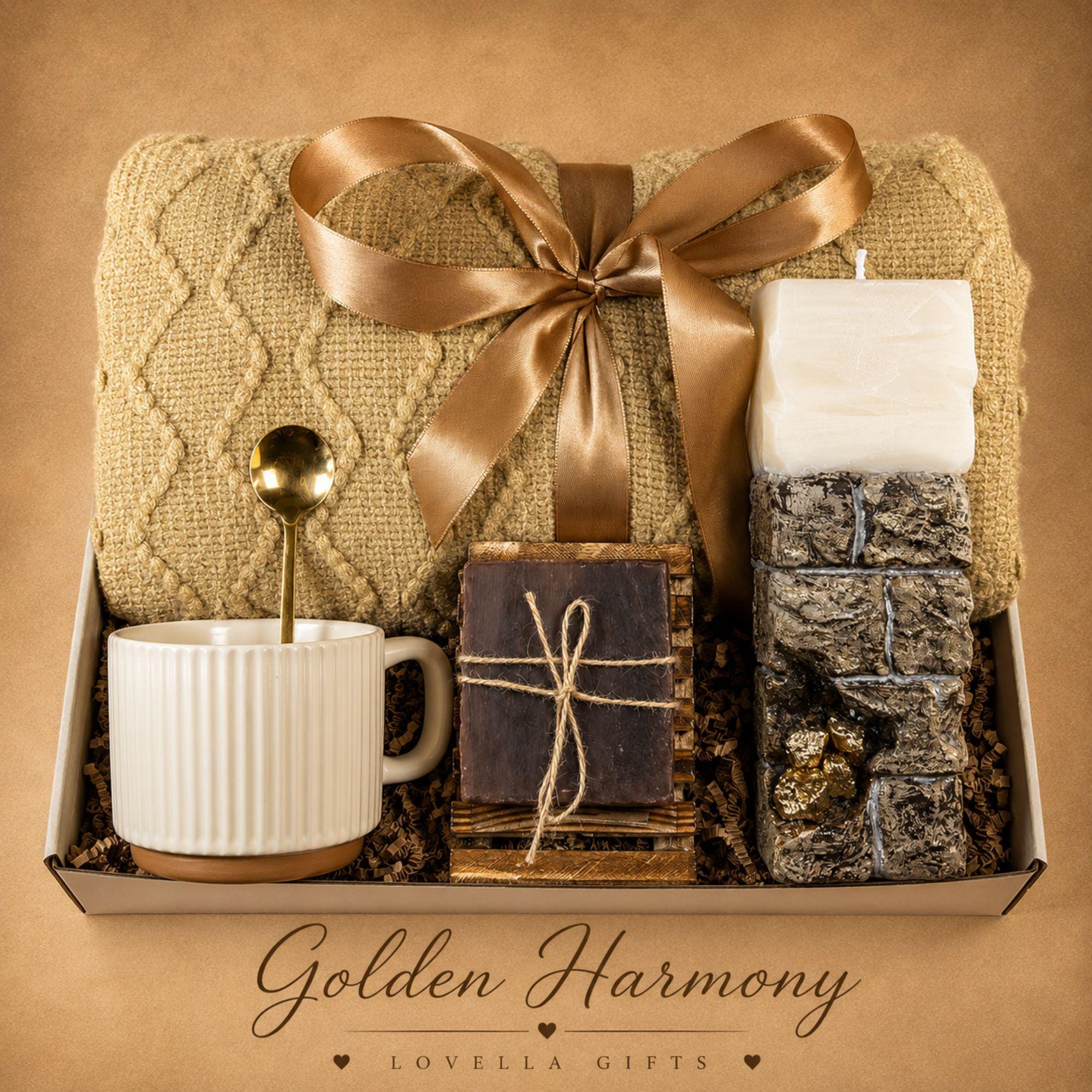 Money manifestation gift box featuring Tiger's Eye bracelet, prosperity stone, money candle and handmade soap. Prosperity gift set for wealth and abundance, entrepreneur gift, success crystal gift, good luck gift, financial success gift, law of attraction gift and wealth attraction gift ready to gift.