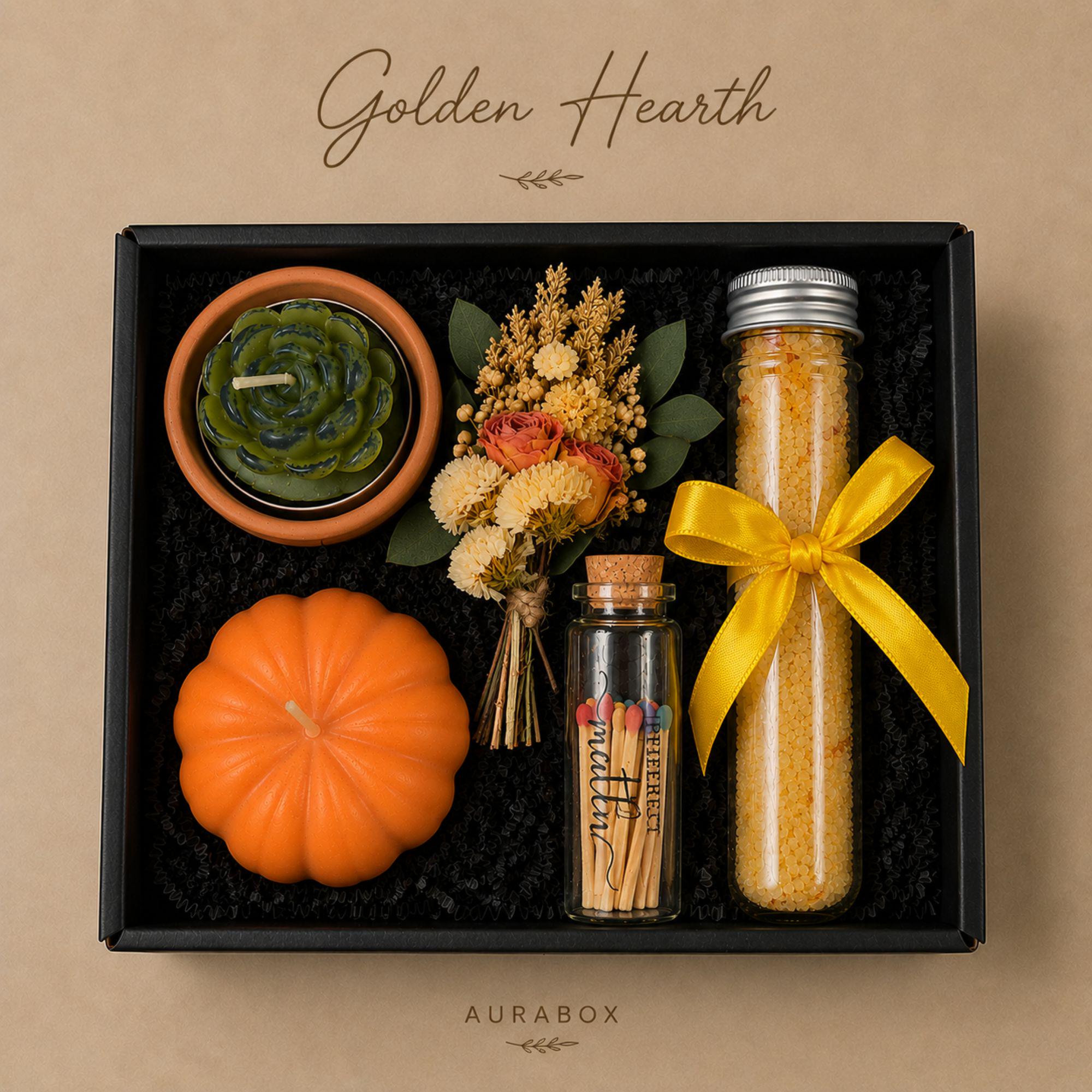 Thanksgiving Gift Box for Women, Fall Spa Gift Basket, Cozy Autumn Self Care Package, Pumpkin Candle Hostess Gift Set