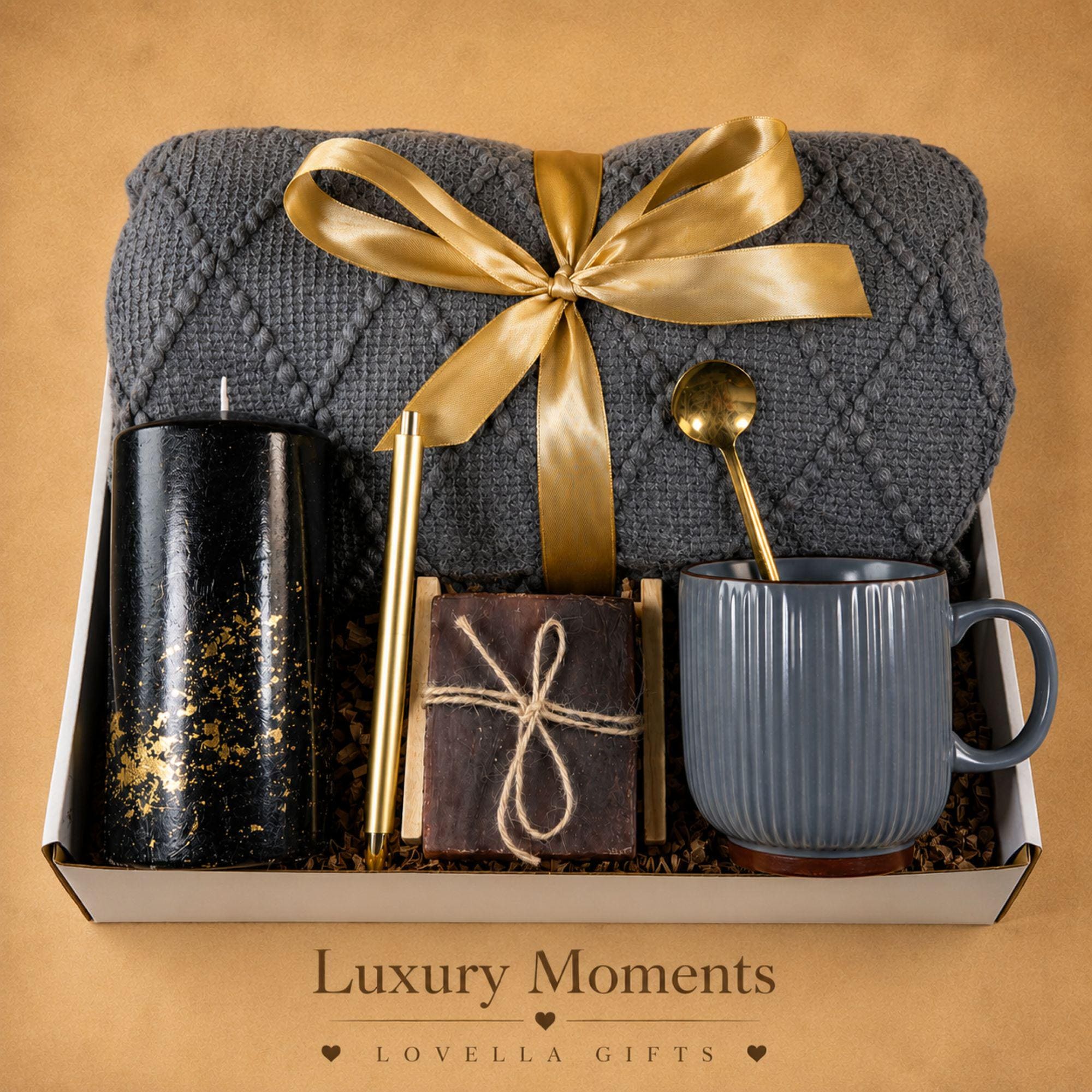 Money manifestation gift box featuring Tiger's Eye bracelet, prosperity stone, money candle and handmade soap. Prosperity gift set for wealth and abundance, entrepreneur gift, success crystal gift, good luck gift, financial success gift, law of attraction gift and wealth attraction gift ready to gift.
