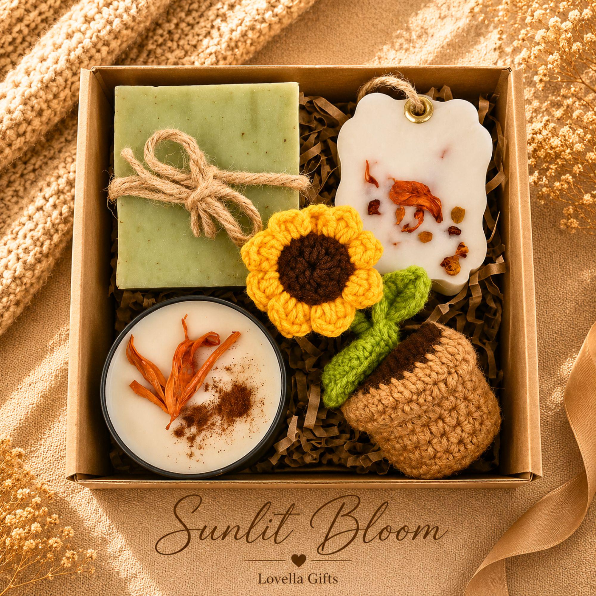 Thanksgiving gift box for women featuring a cozy knit blanket, handmade pumpkin soy candle, ceramic mug, artisan soap, decorative glass match bottle, plush teddy bear and cozy autumn socks in boutique gift packaging. Thanksgiving hostess gift basket perfect for hostess appreciation, thank you gifts, fall care packages, cozy blanket gifts, autumn self care, holiday gatherings, and seasonal gifts for mom, grandma, sister, friend, teacher or coworker.